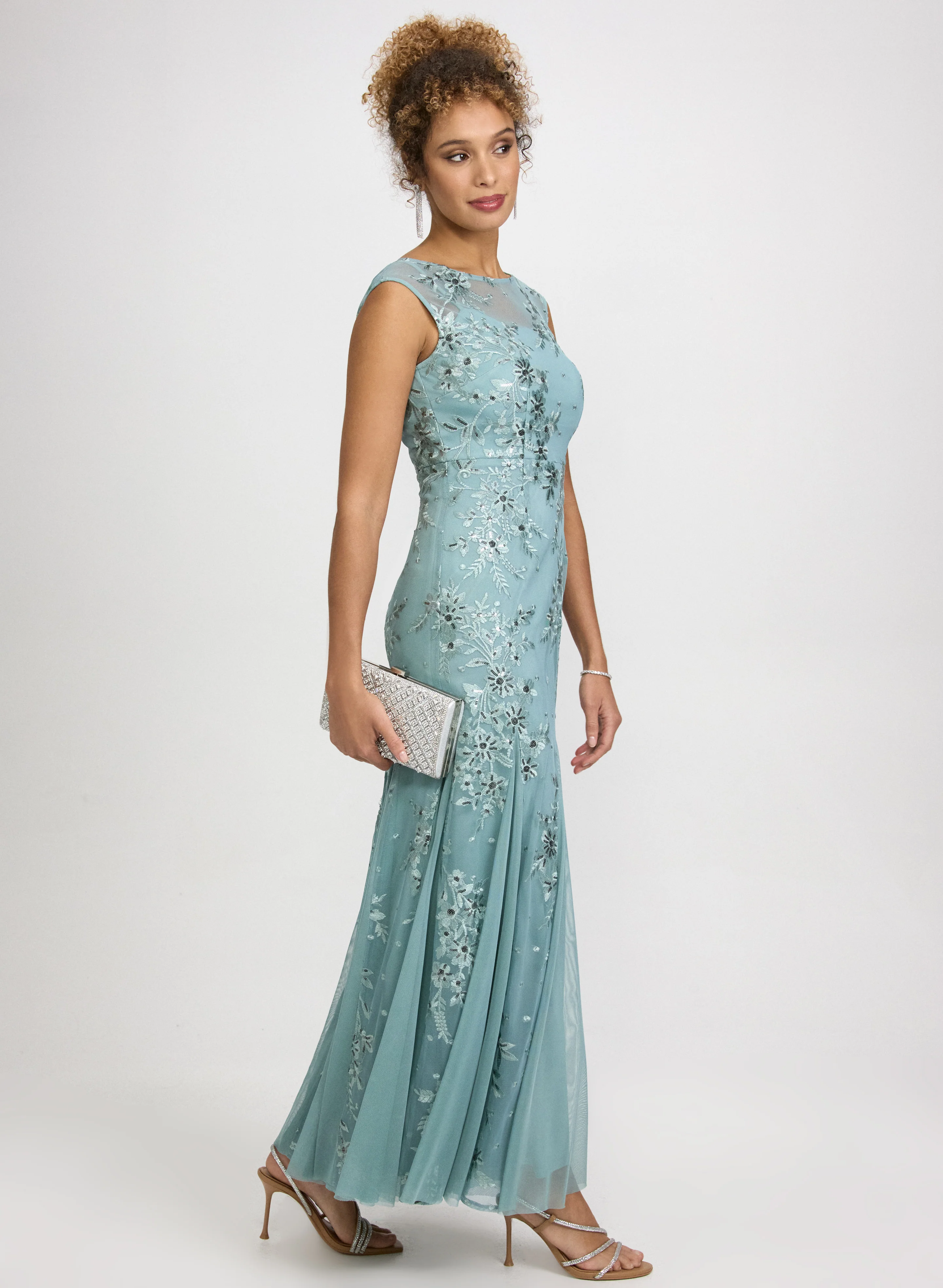 Floral Embroidered Dress - Image 2