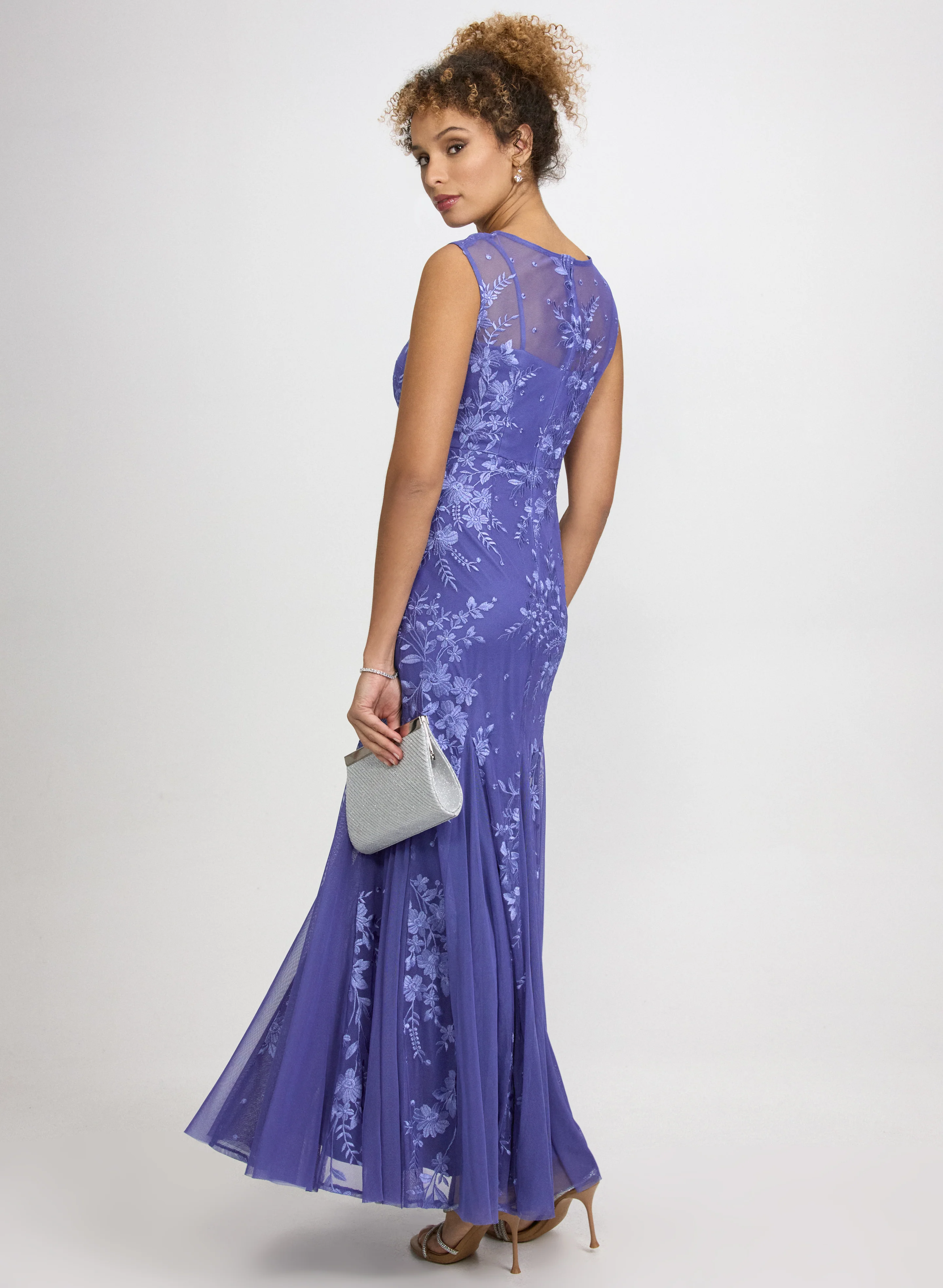 Floral Embroidered Dress - Image 4