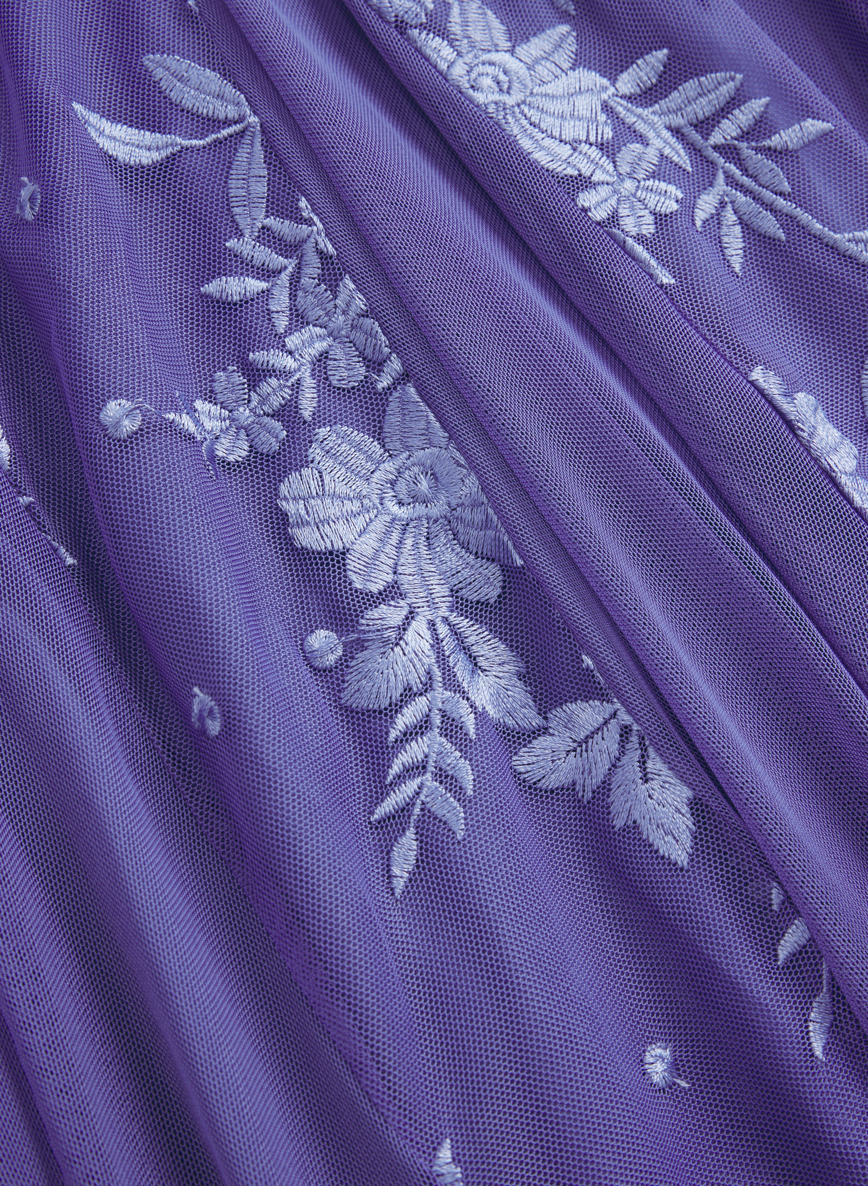 Floral Embroidered Dress - Image 6