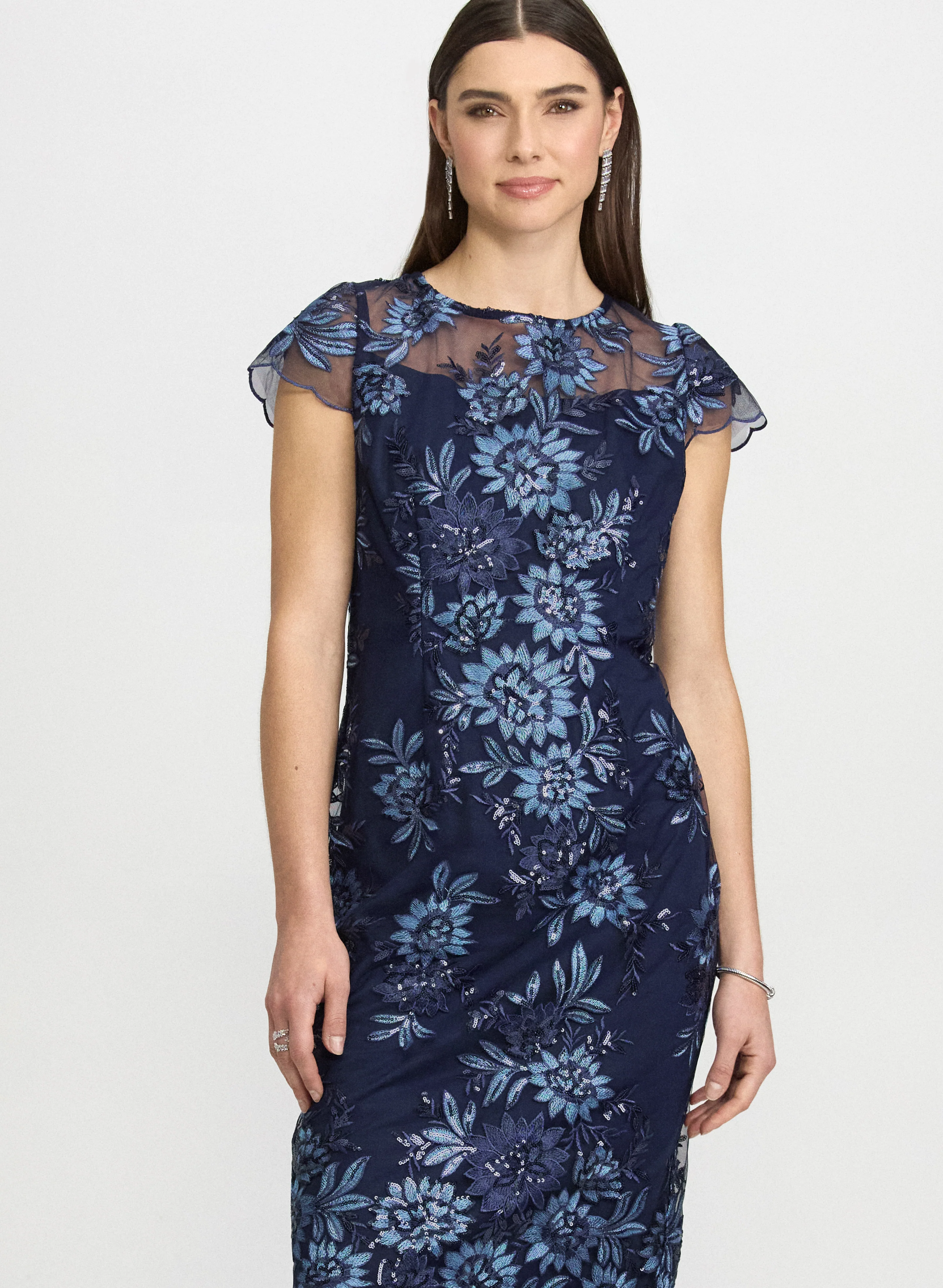 Floral Embroidered Dress - Image 5