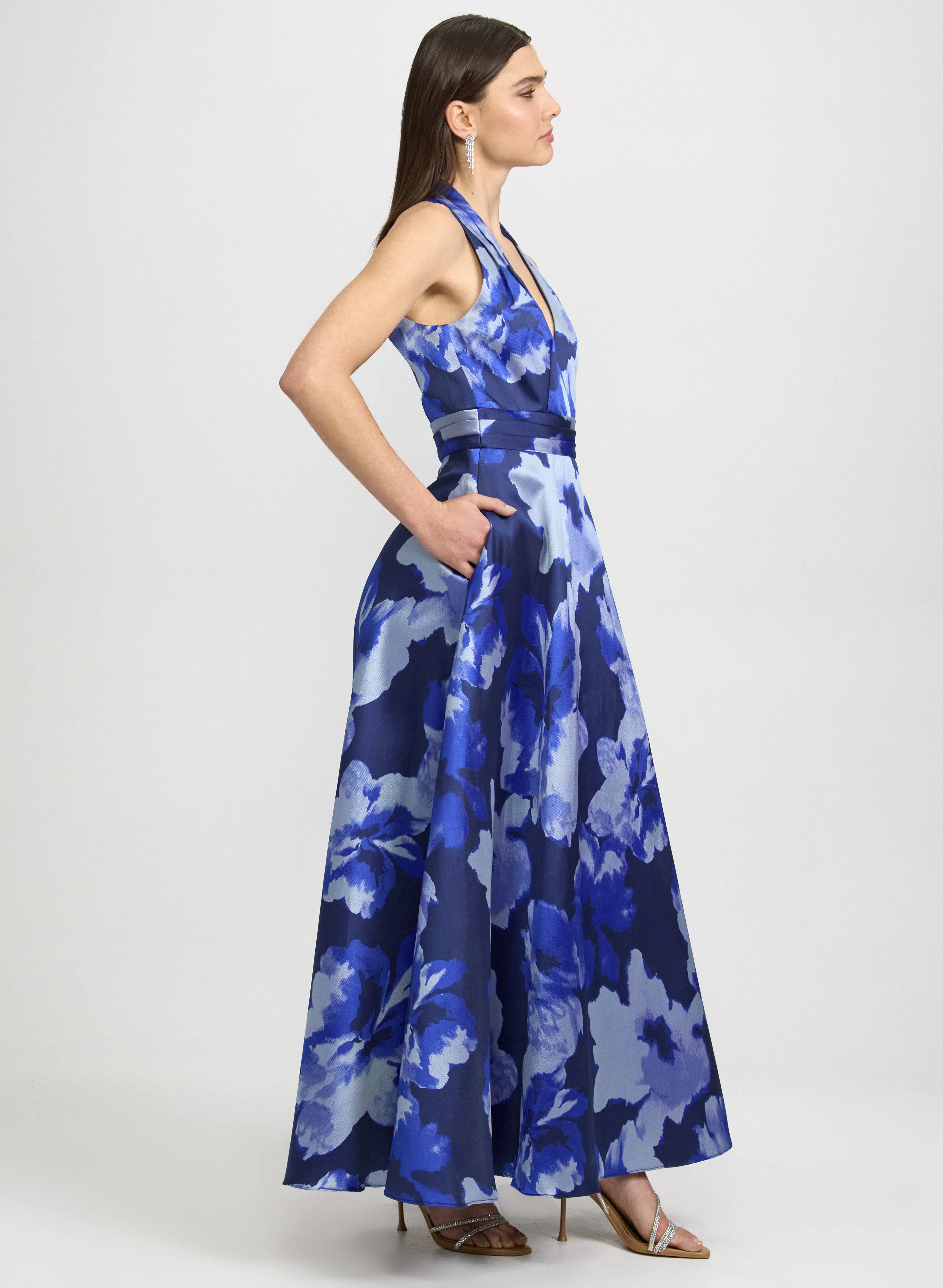 Floral Fit & Flare Dress - Image 3