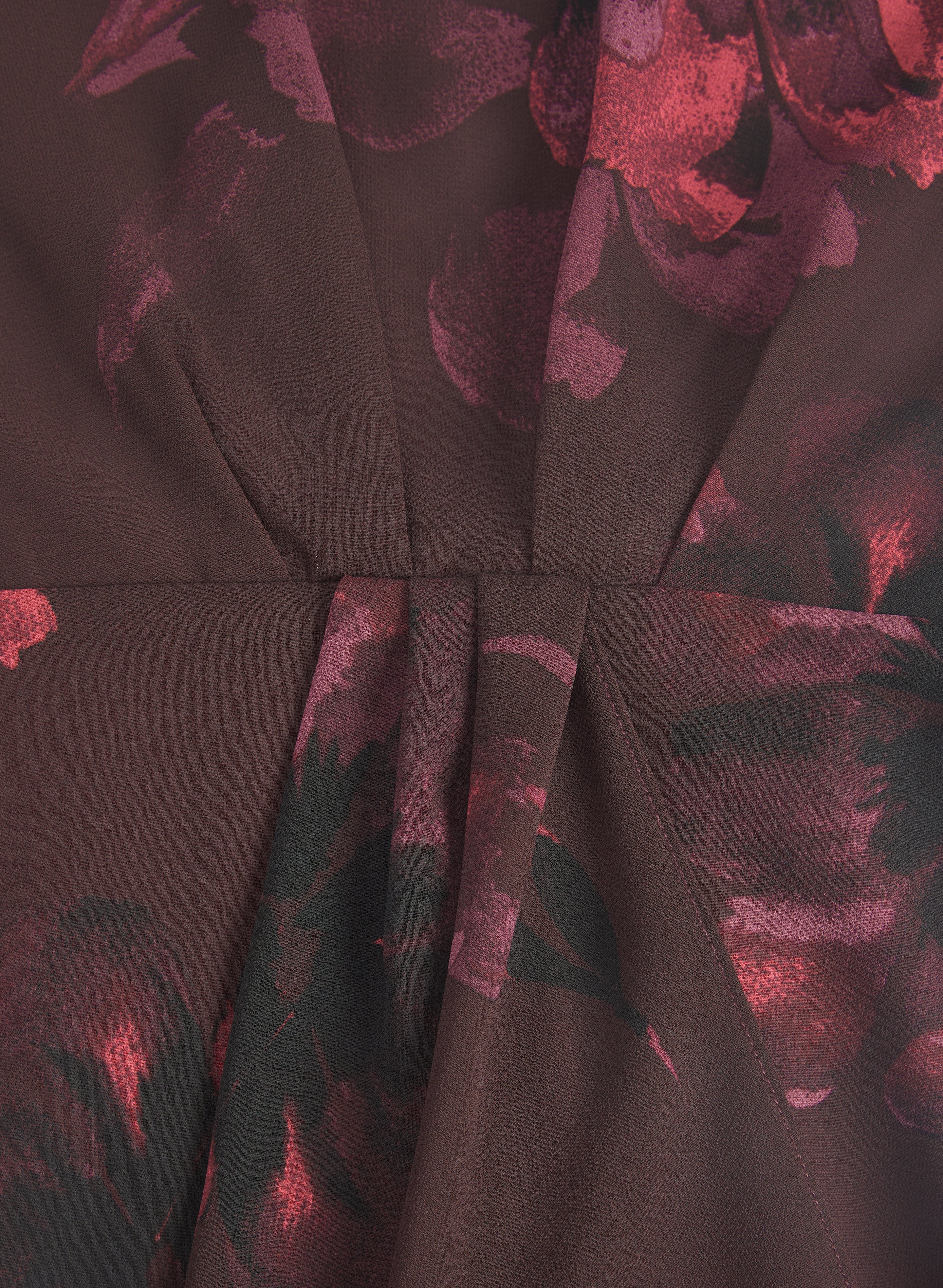 Floral Flounce Front Dress - Image 7