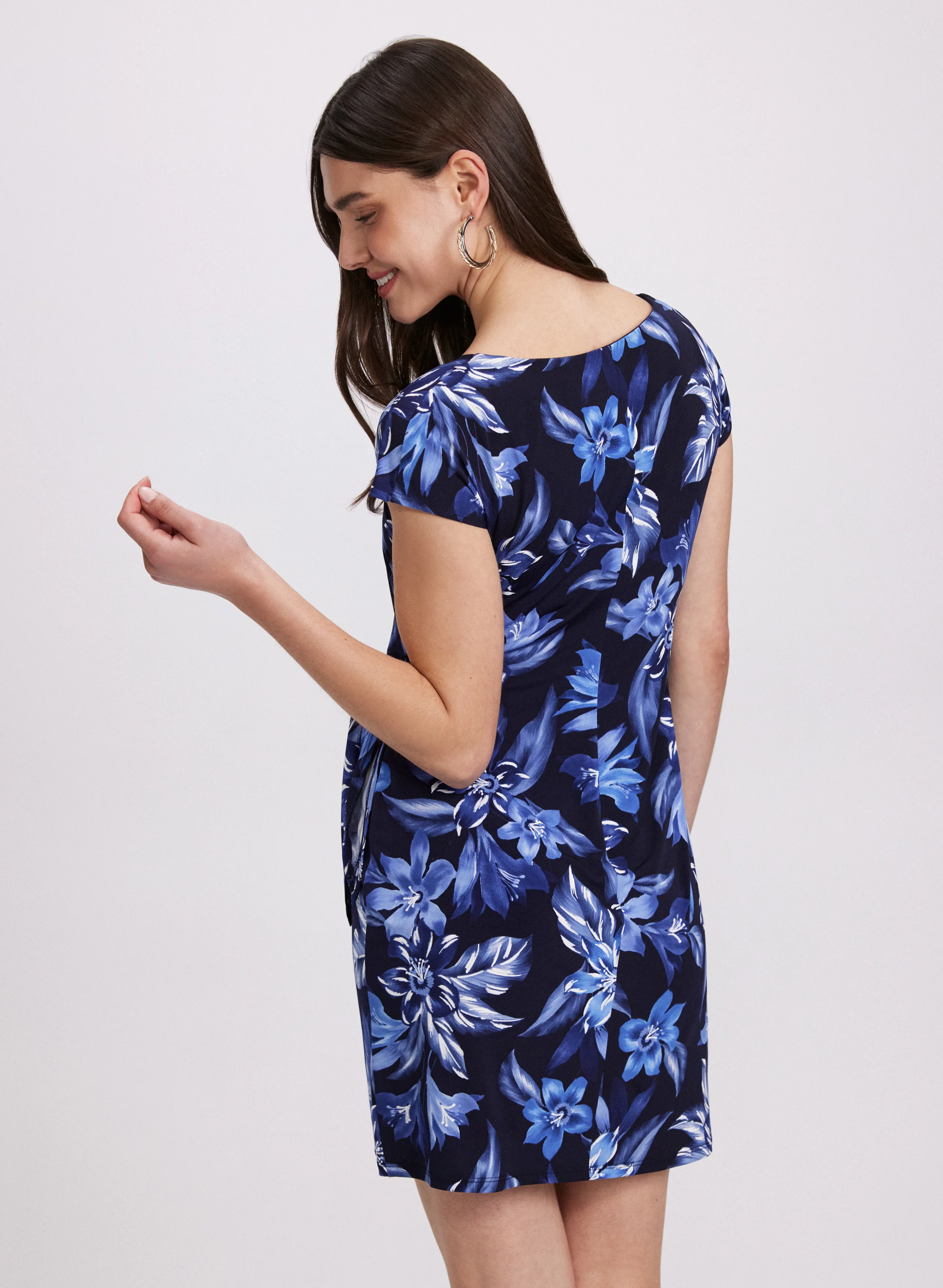 Floral Jersey Dress - Image 4
