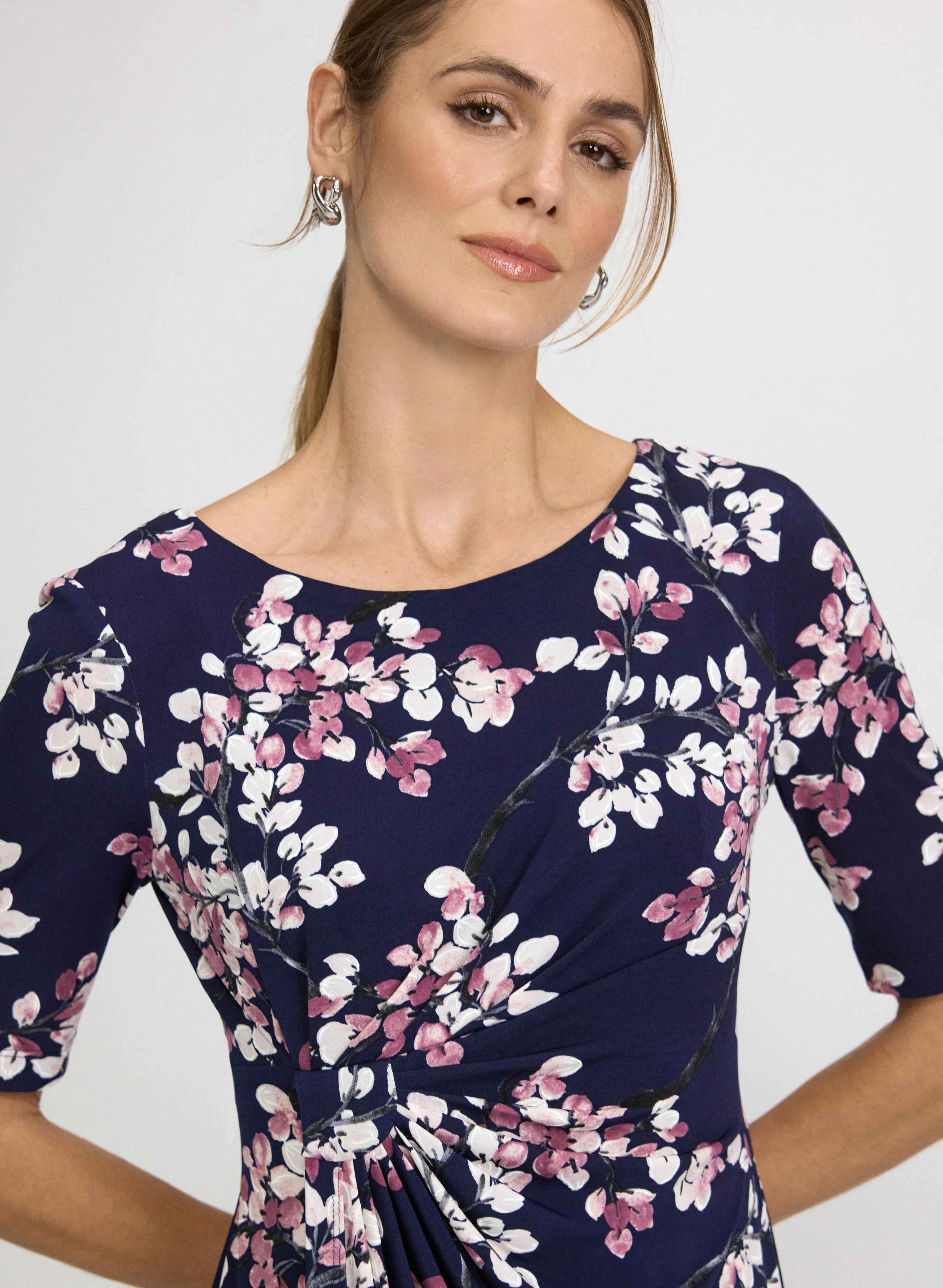 Floral Jersey Dress - Image 3