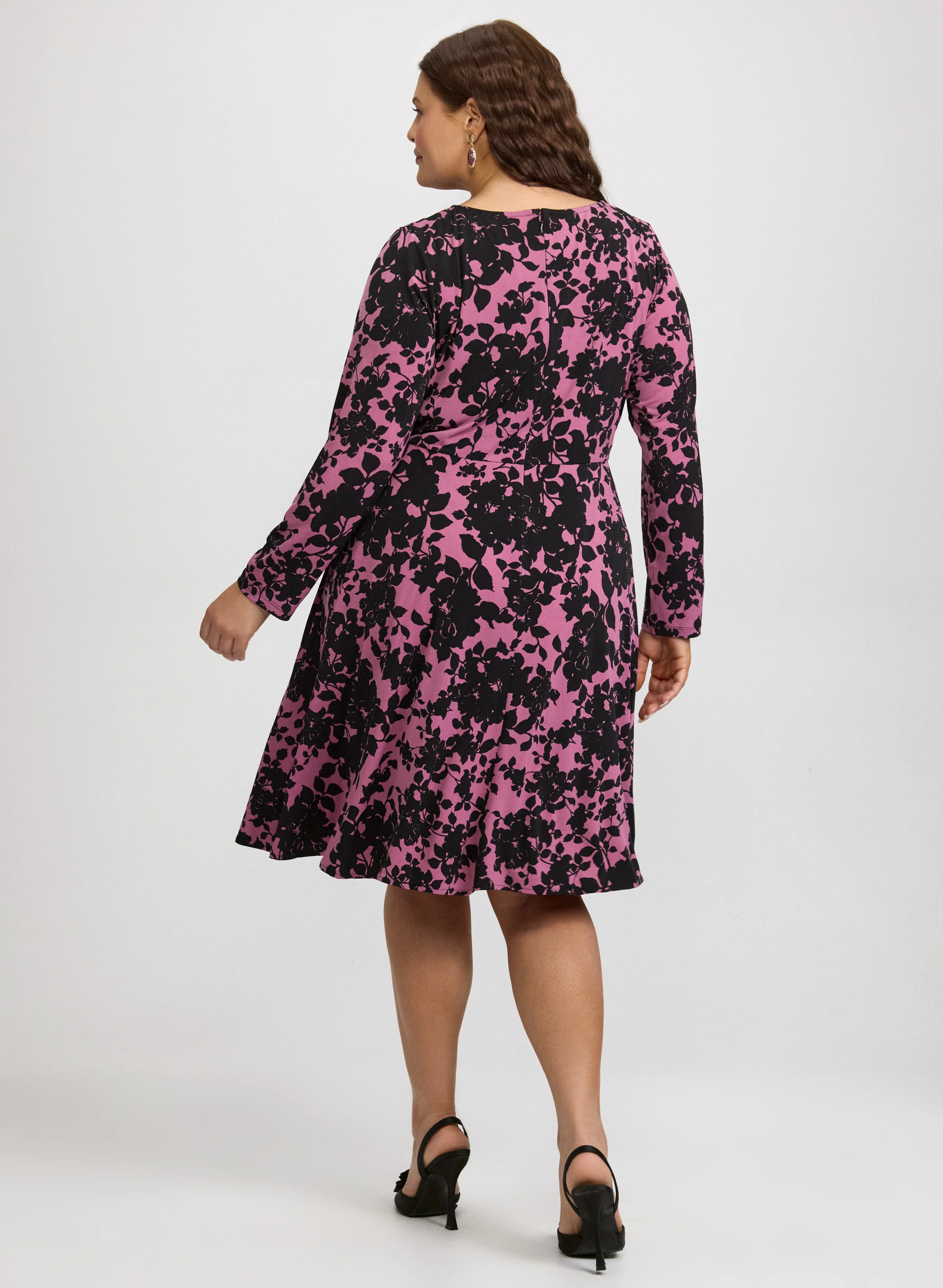 Floral Jersey Dress - Image 4