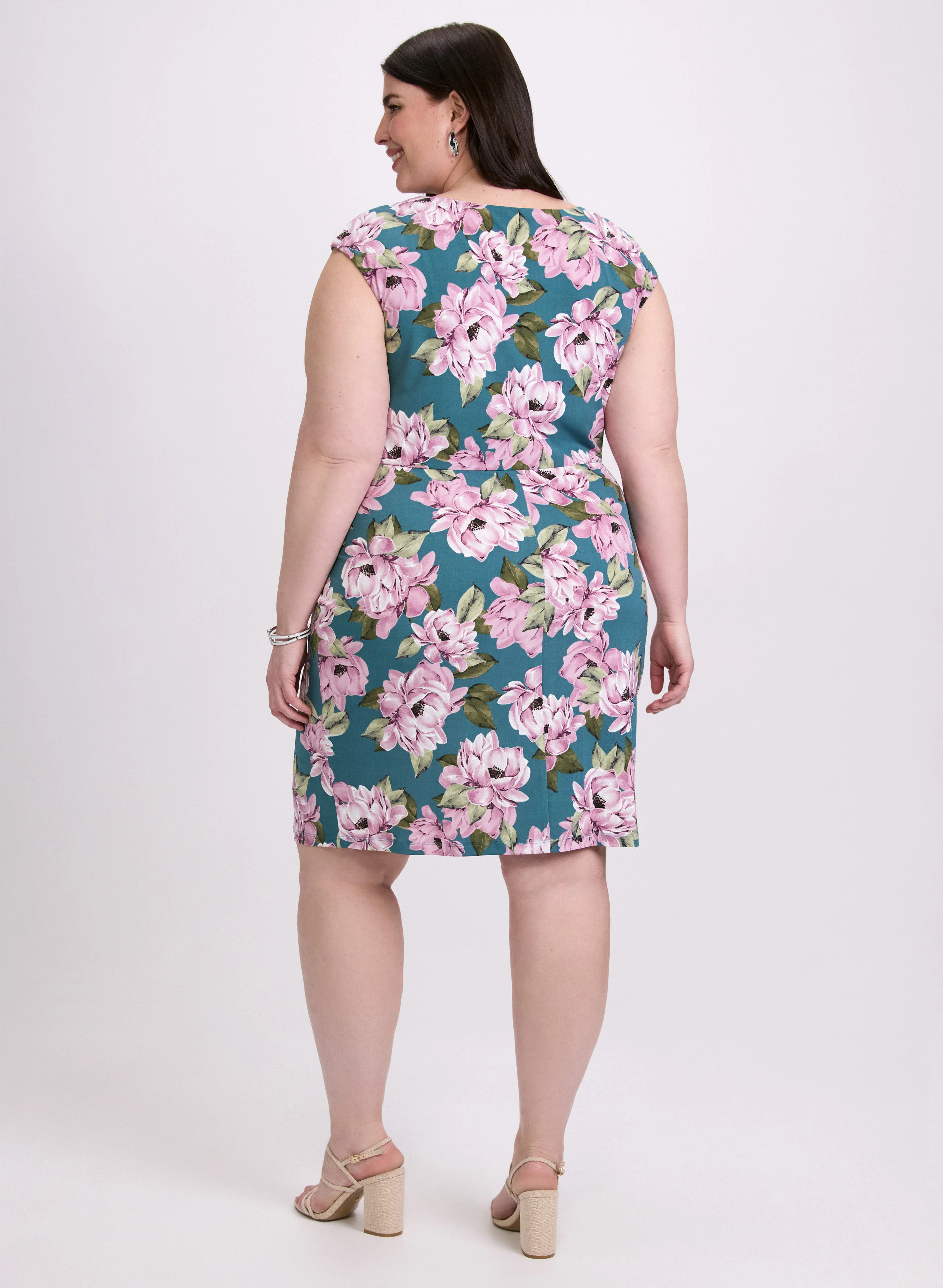 Floral Jersey Dress - Image 3