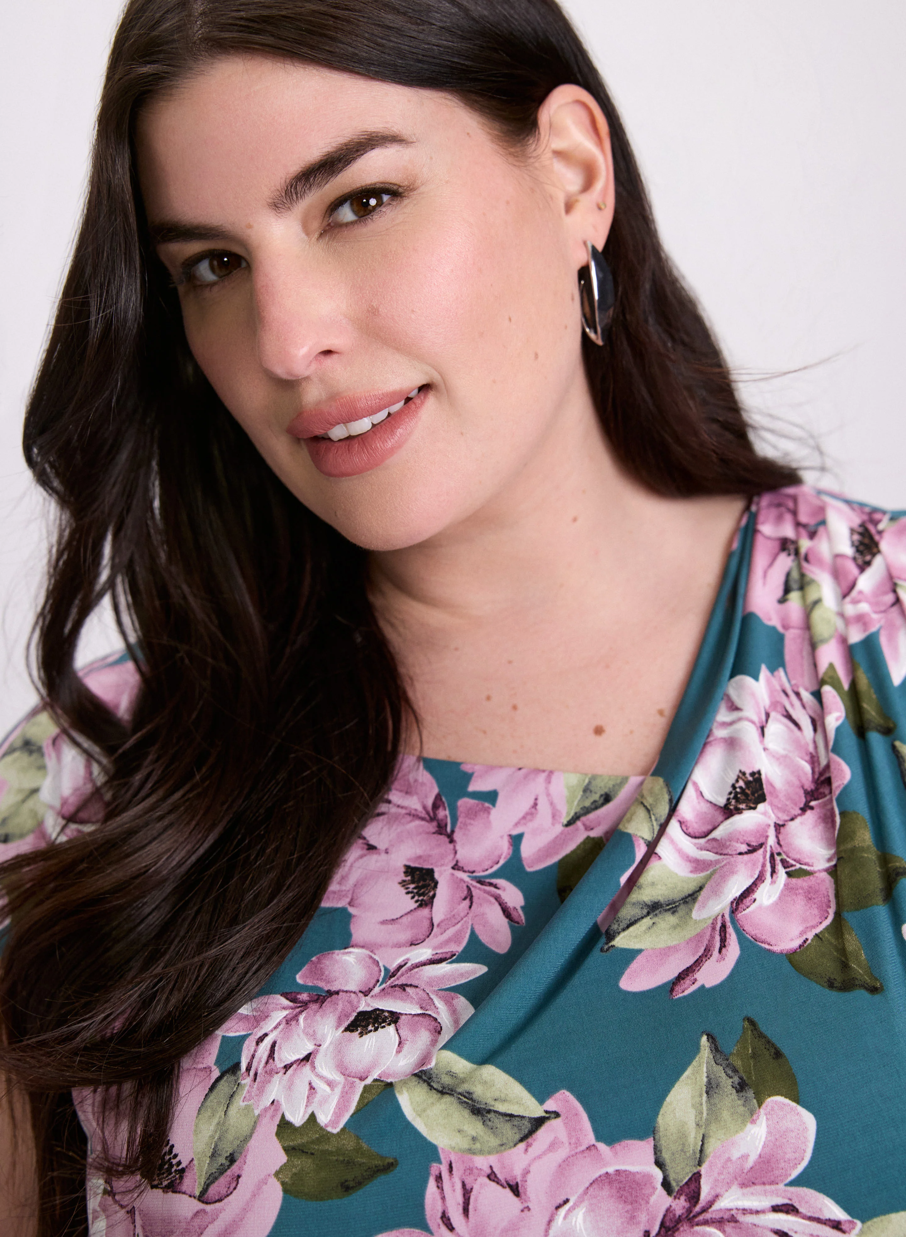 Floral Jersey Dress - Image 5