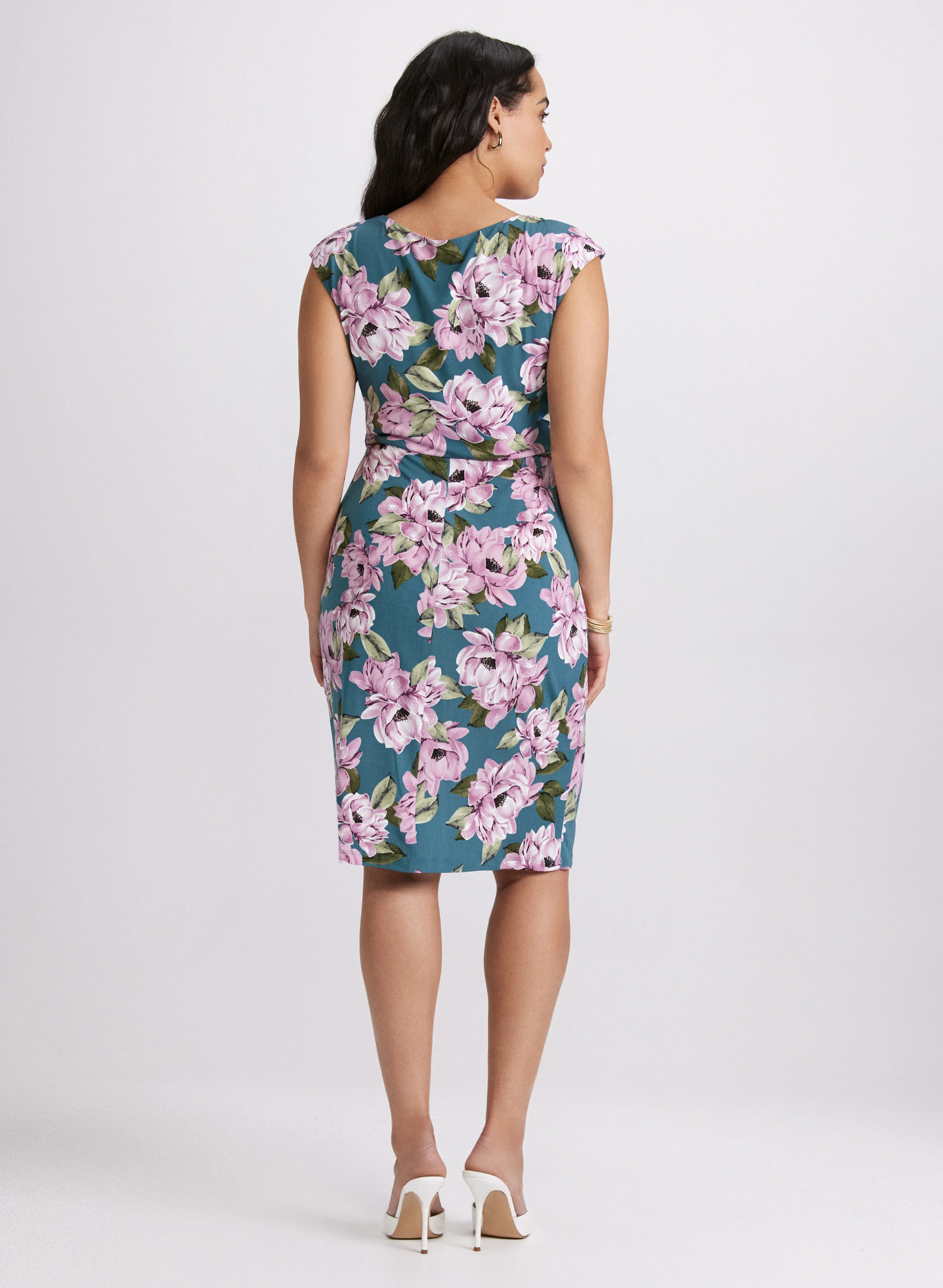 Floral Jersey Dress - Image 4