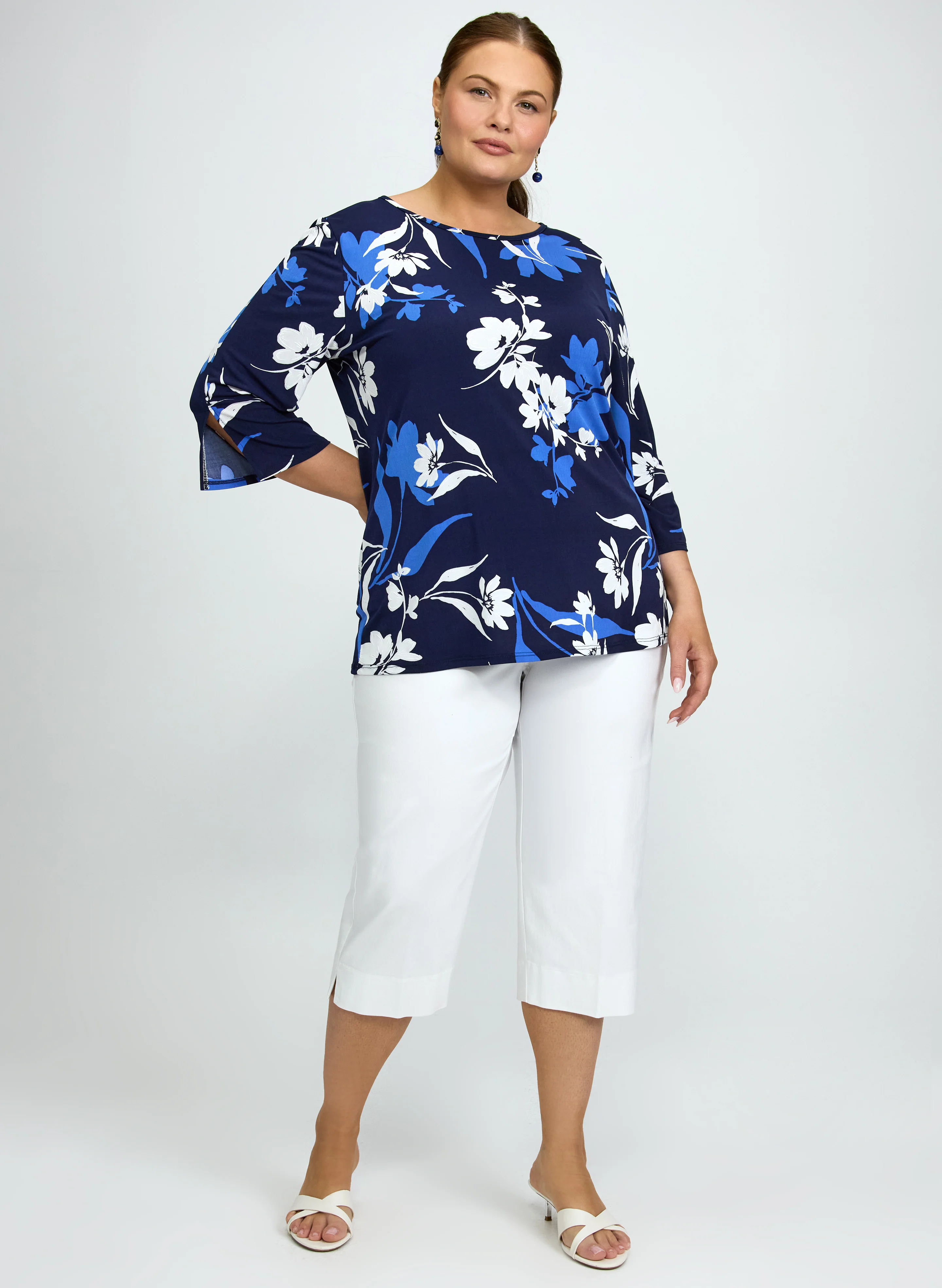 Floral Jersey Top - Image 3