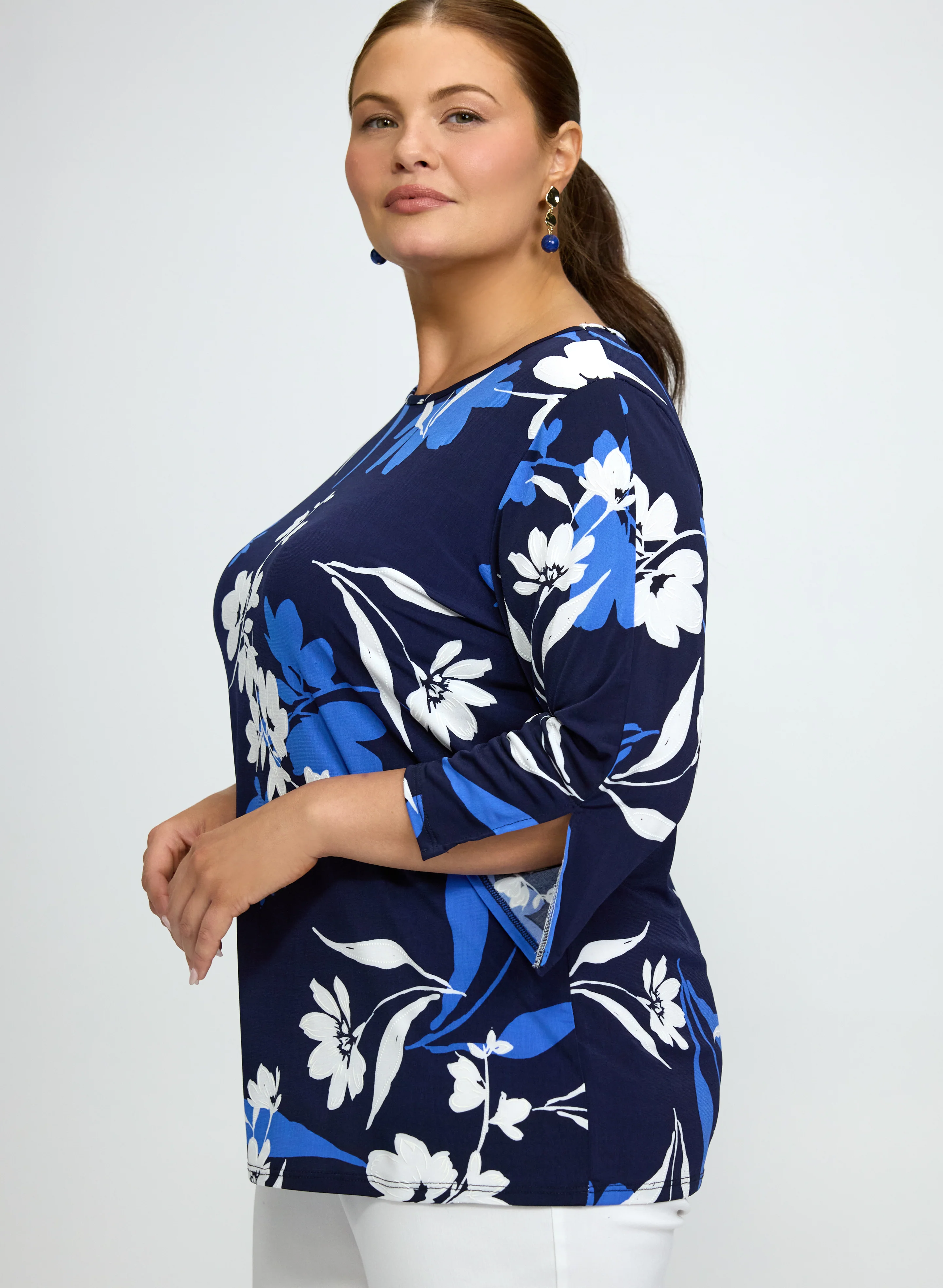 Floral Jersey Top - Image 5