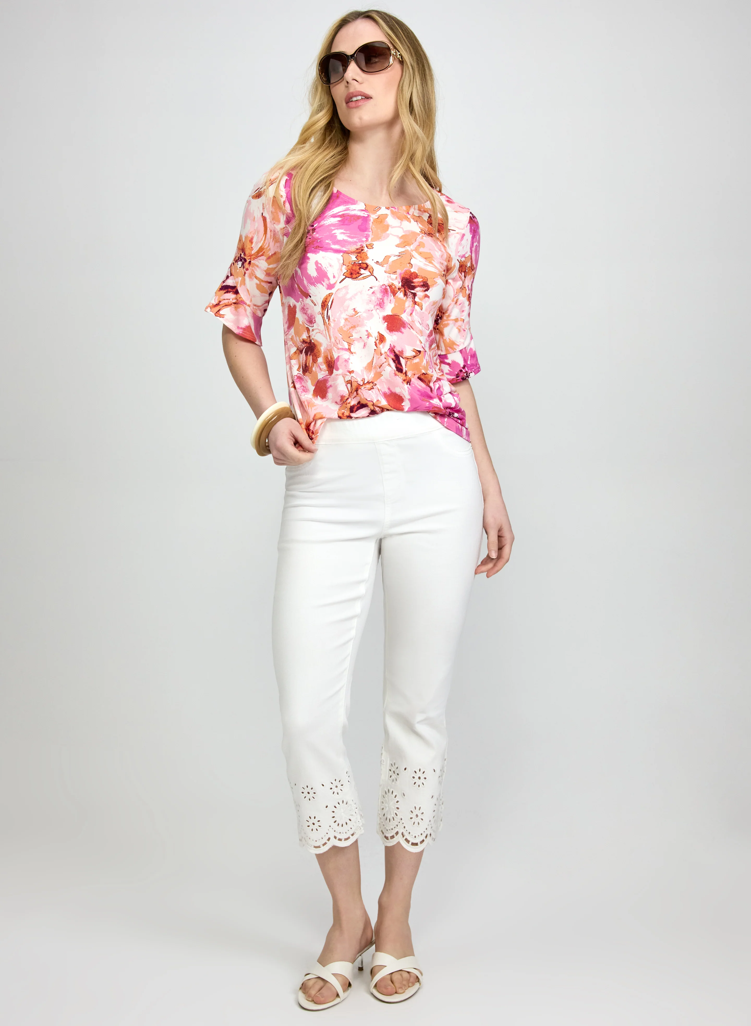 Floral Jersey Top - Image 3