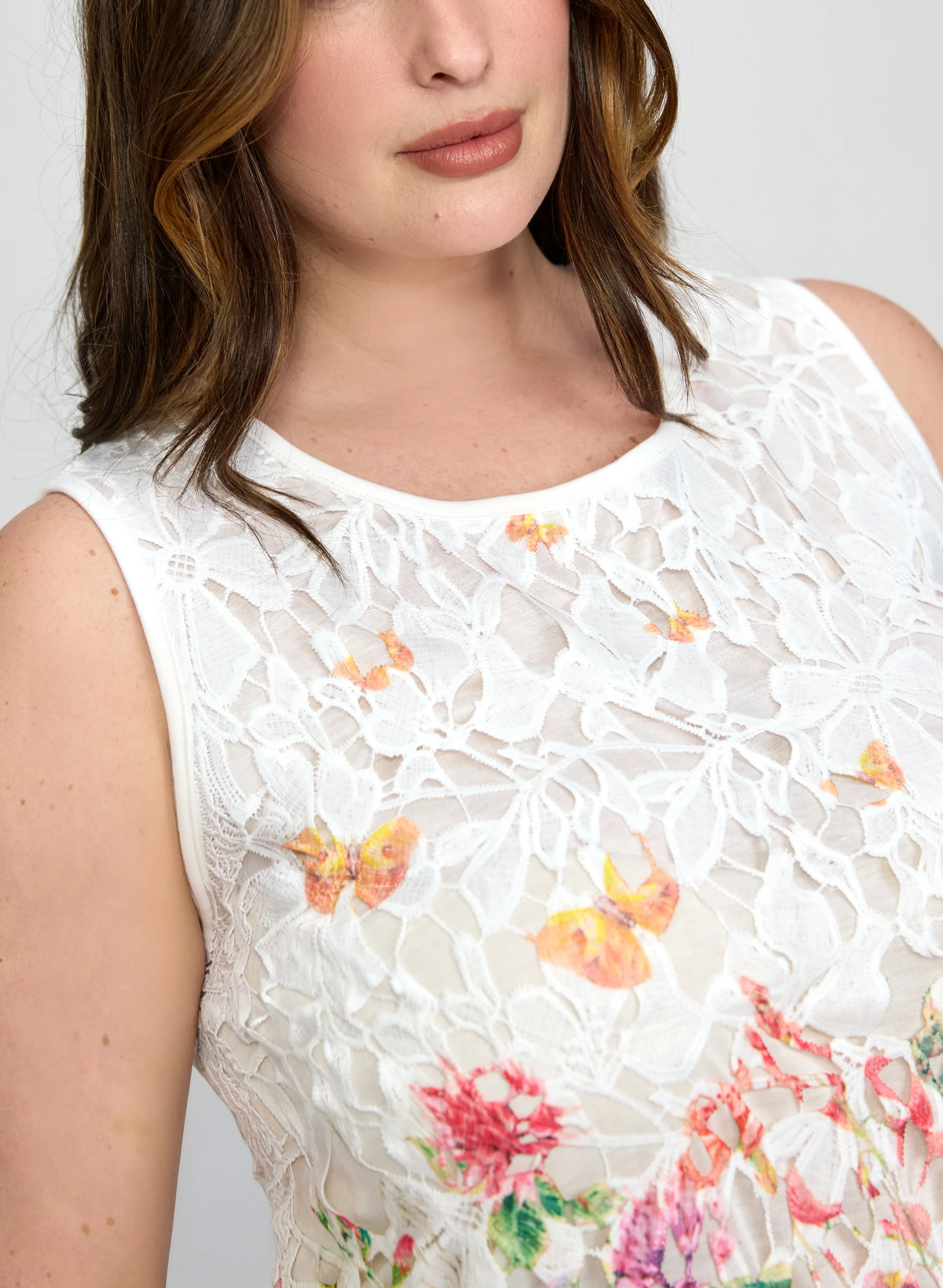 Floral Lace Dress - Image 2