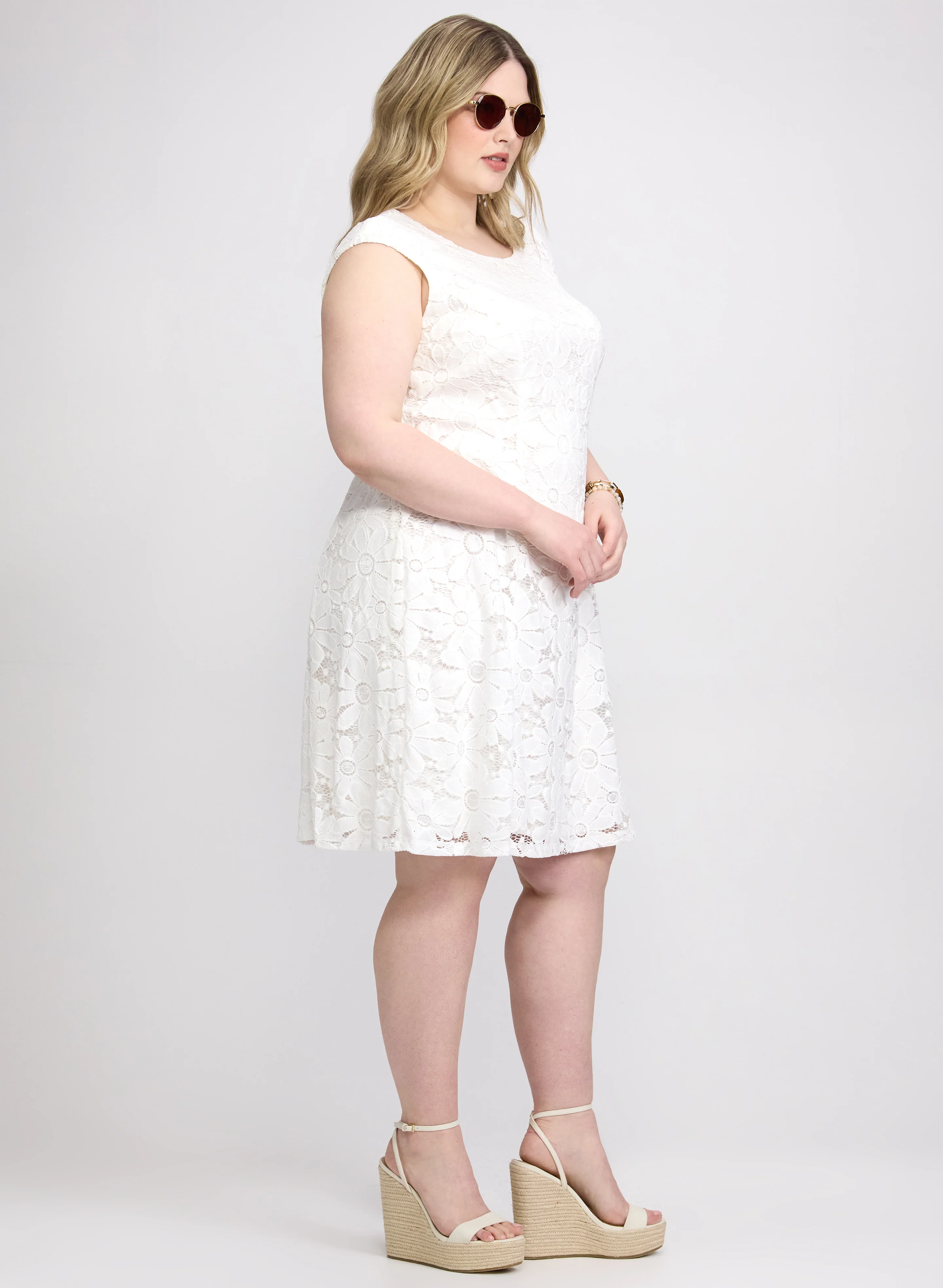 Floral Lace Dress - Image 8