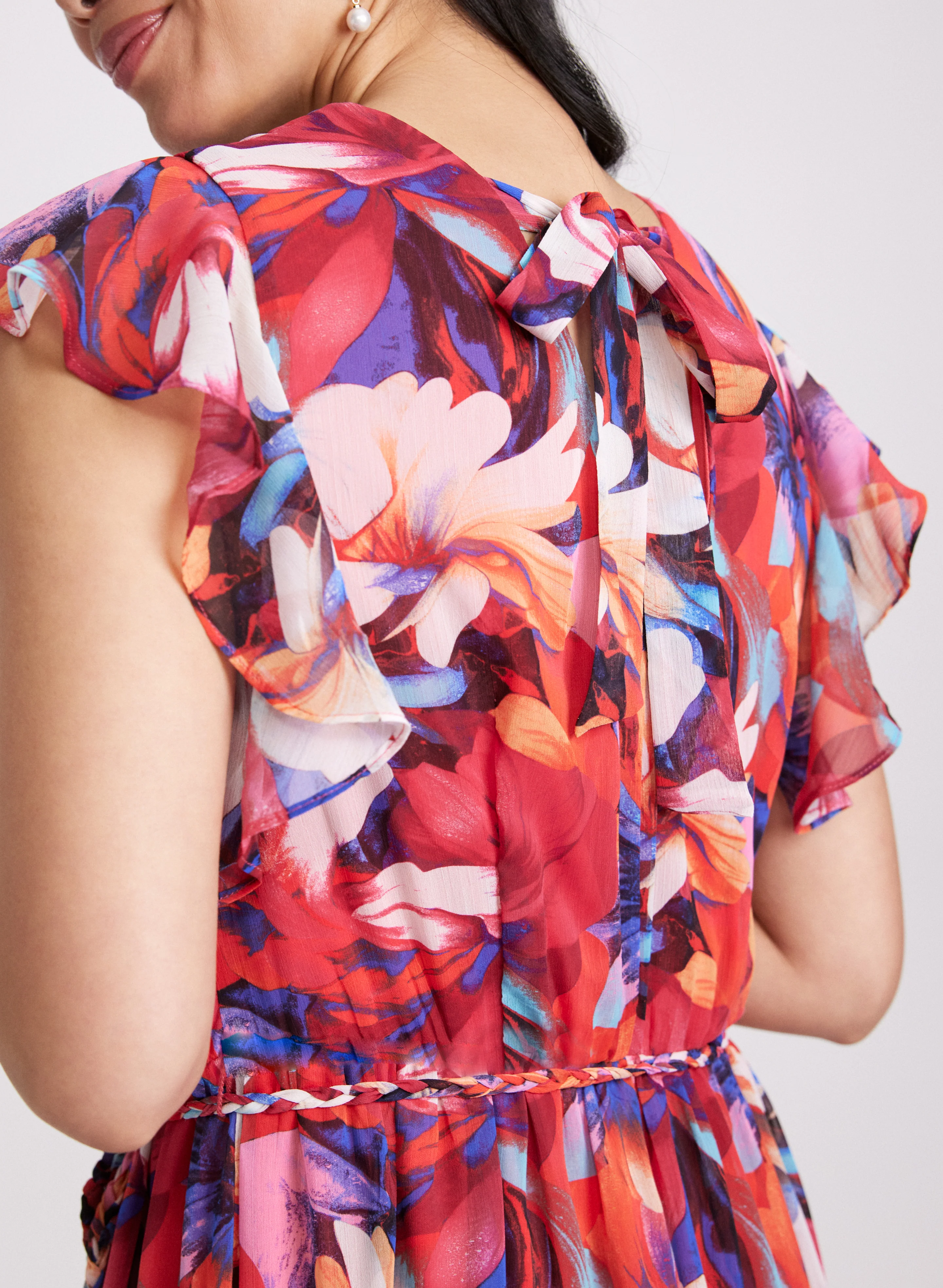 Floral Maxi Dress - Image 5