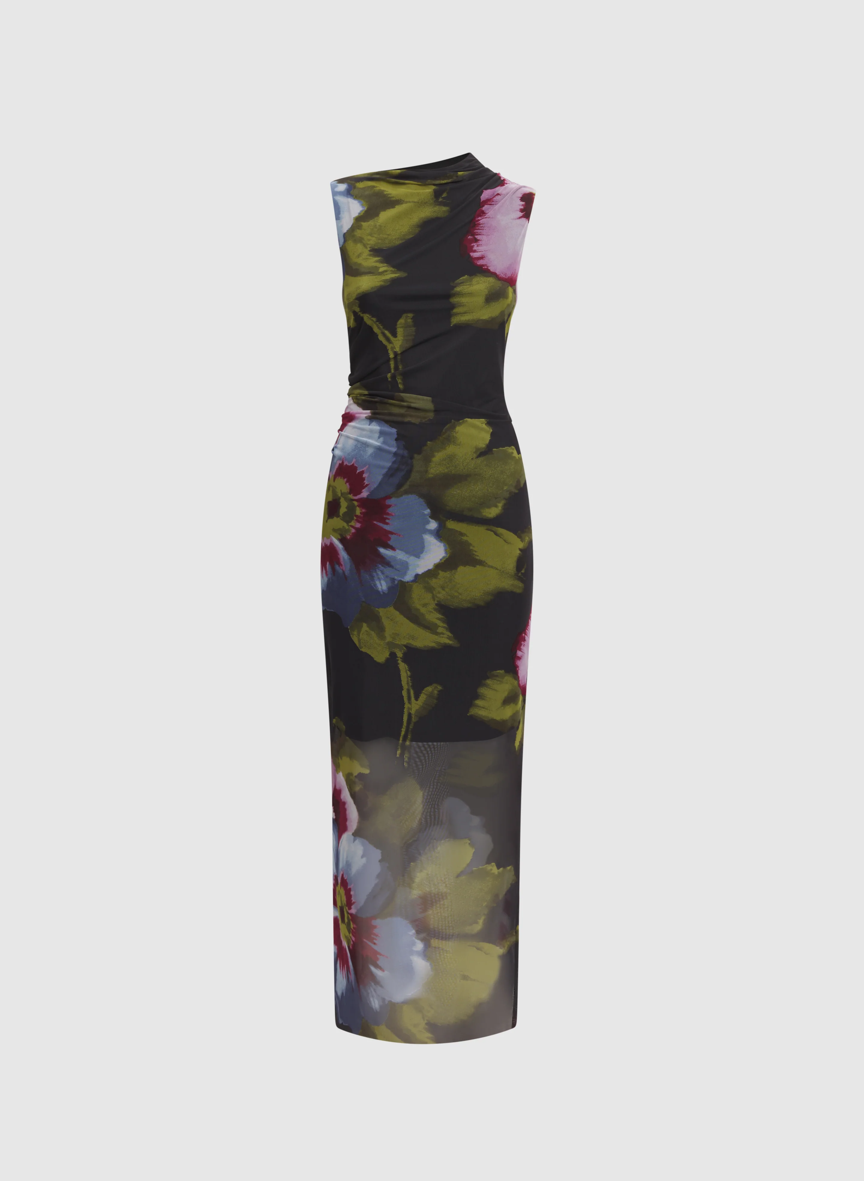 Floral Mesh Dress - Image 5