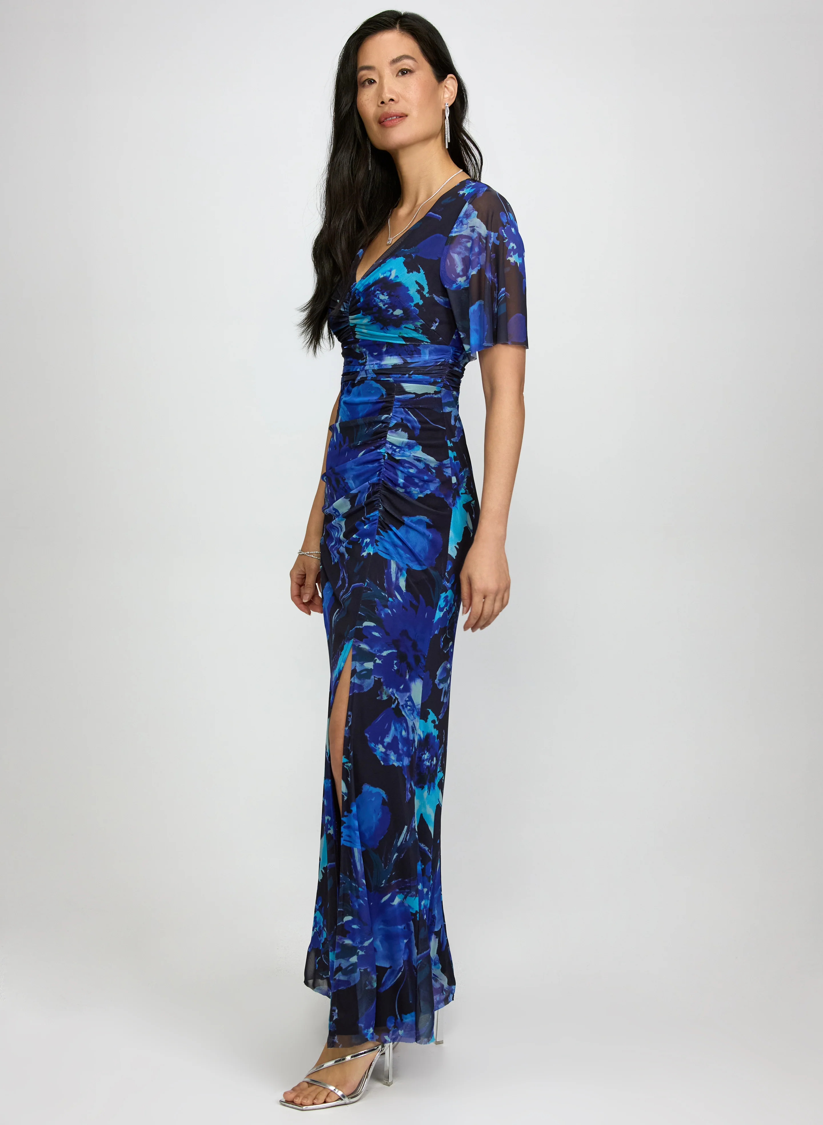 Floral Mesh Dress - Image 2