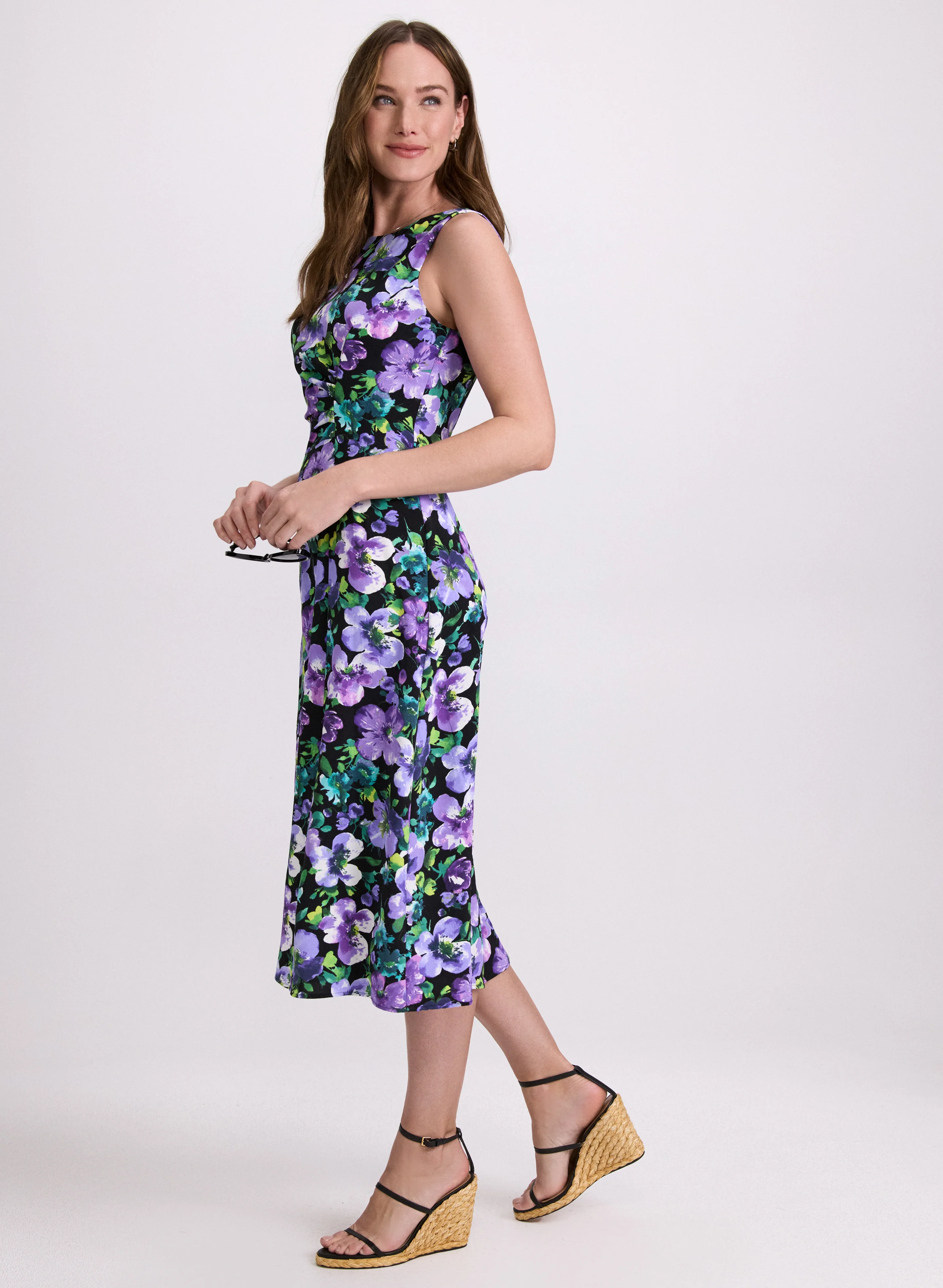 Floral Midi Dress - Image 3