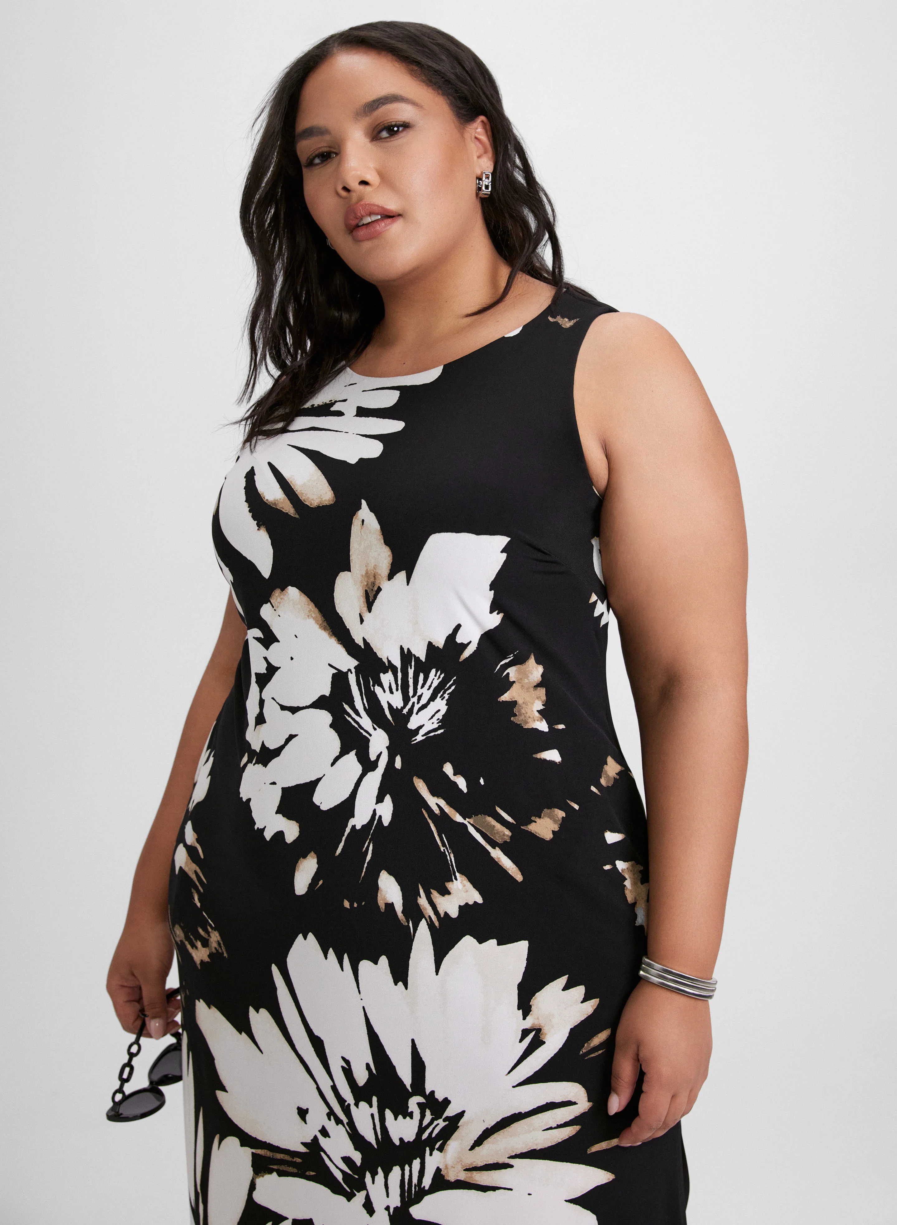 Floral Midi Dress - Image 11