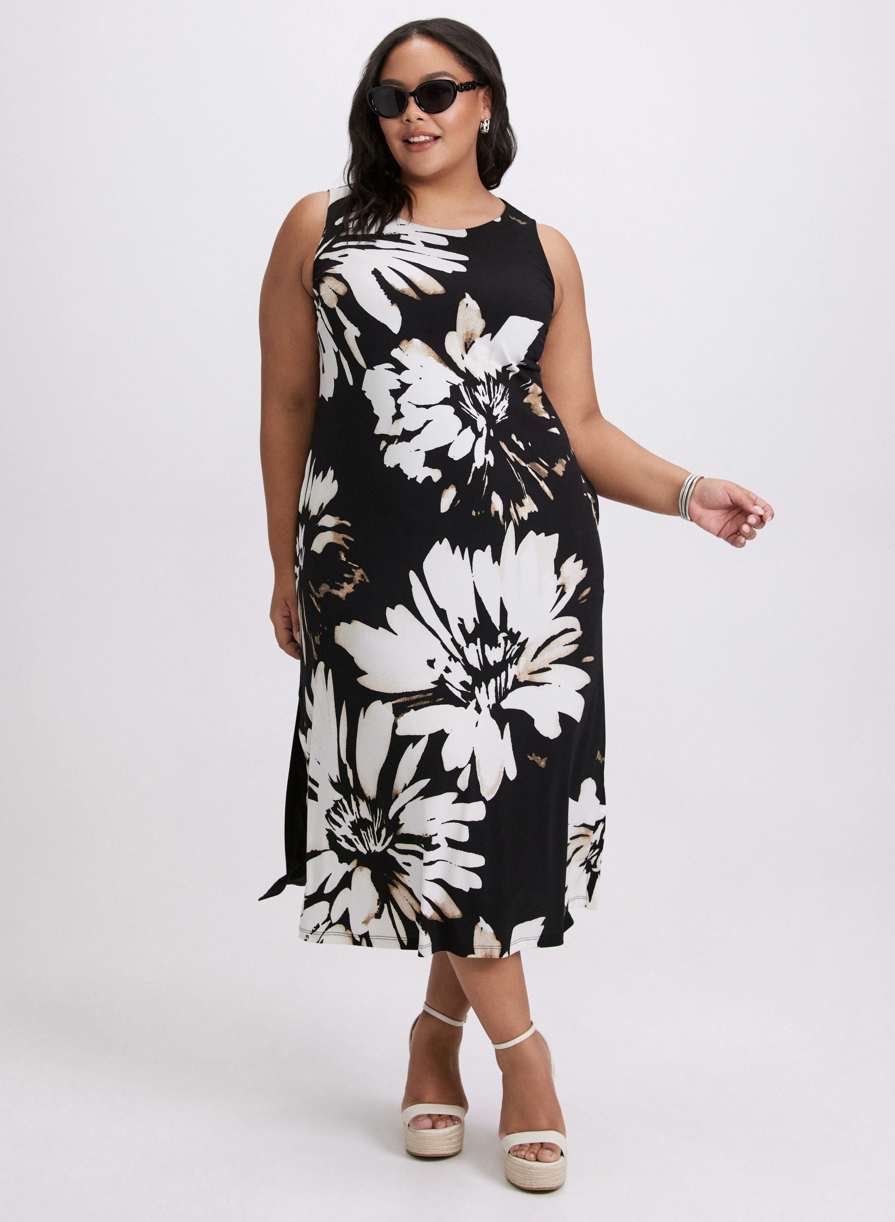 Floral Midi Dress - Image 12