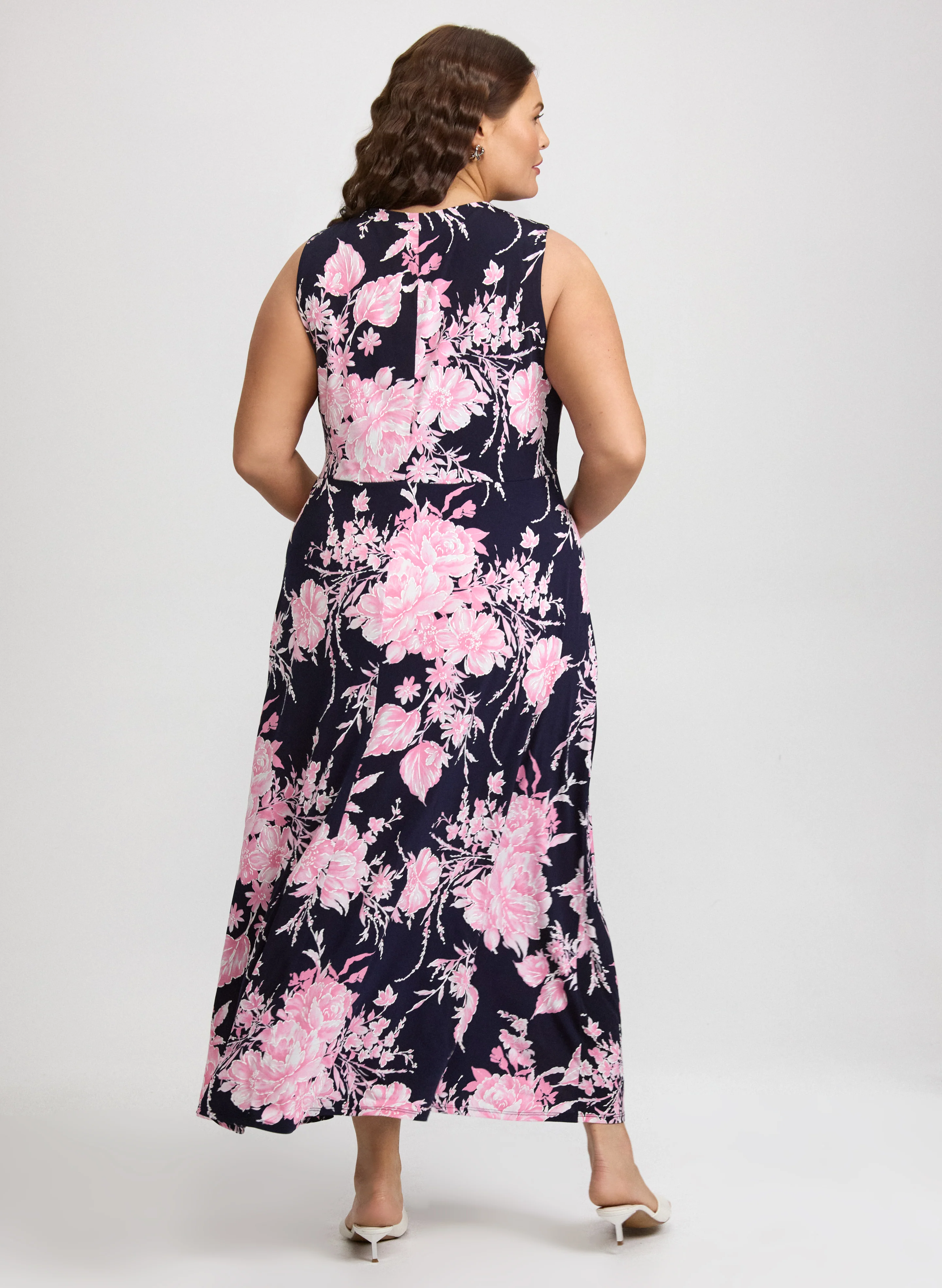 Floral Midi Dress - Image 4