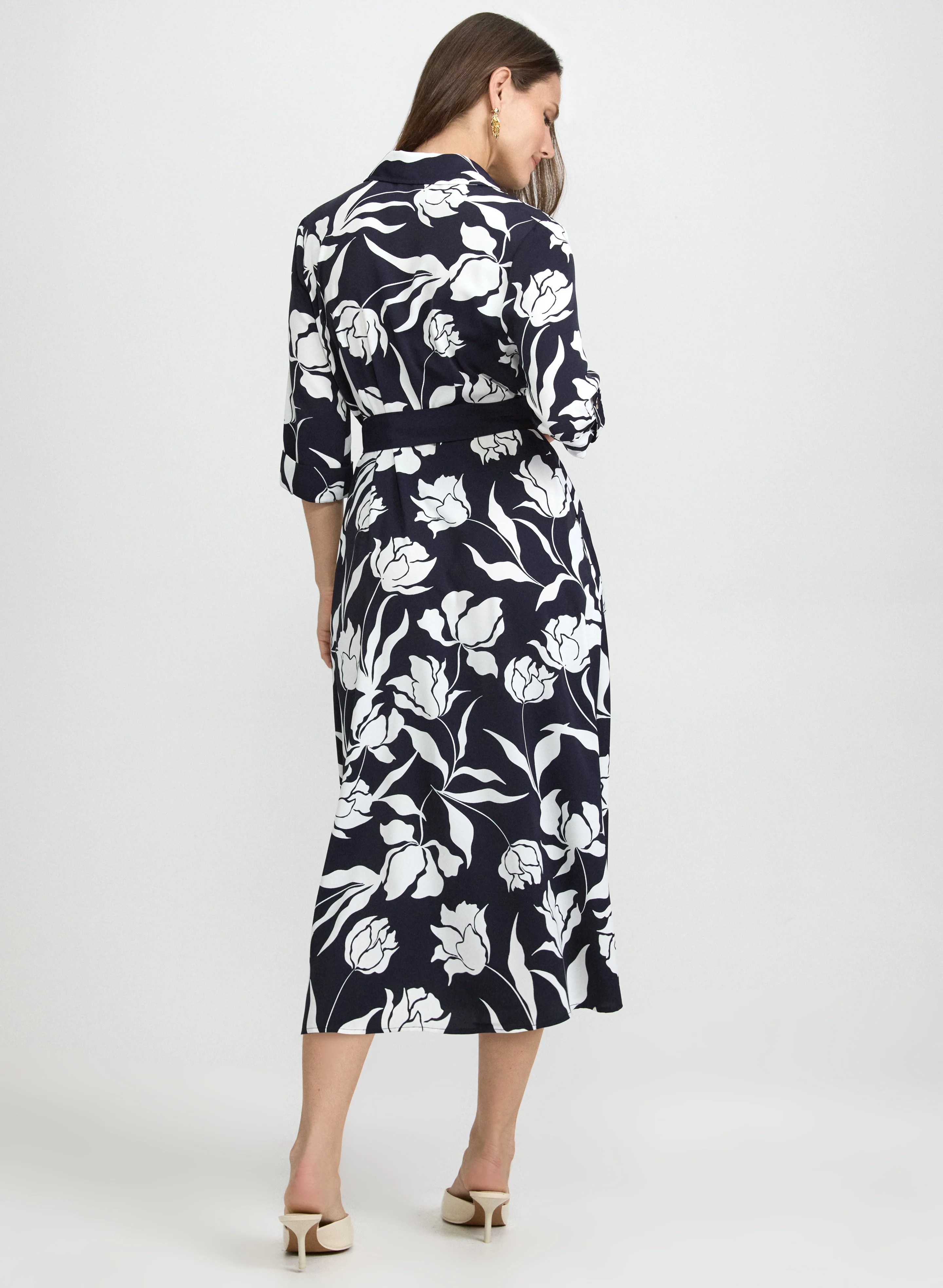Floral Midi Dress - Image 3