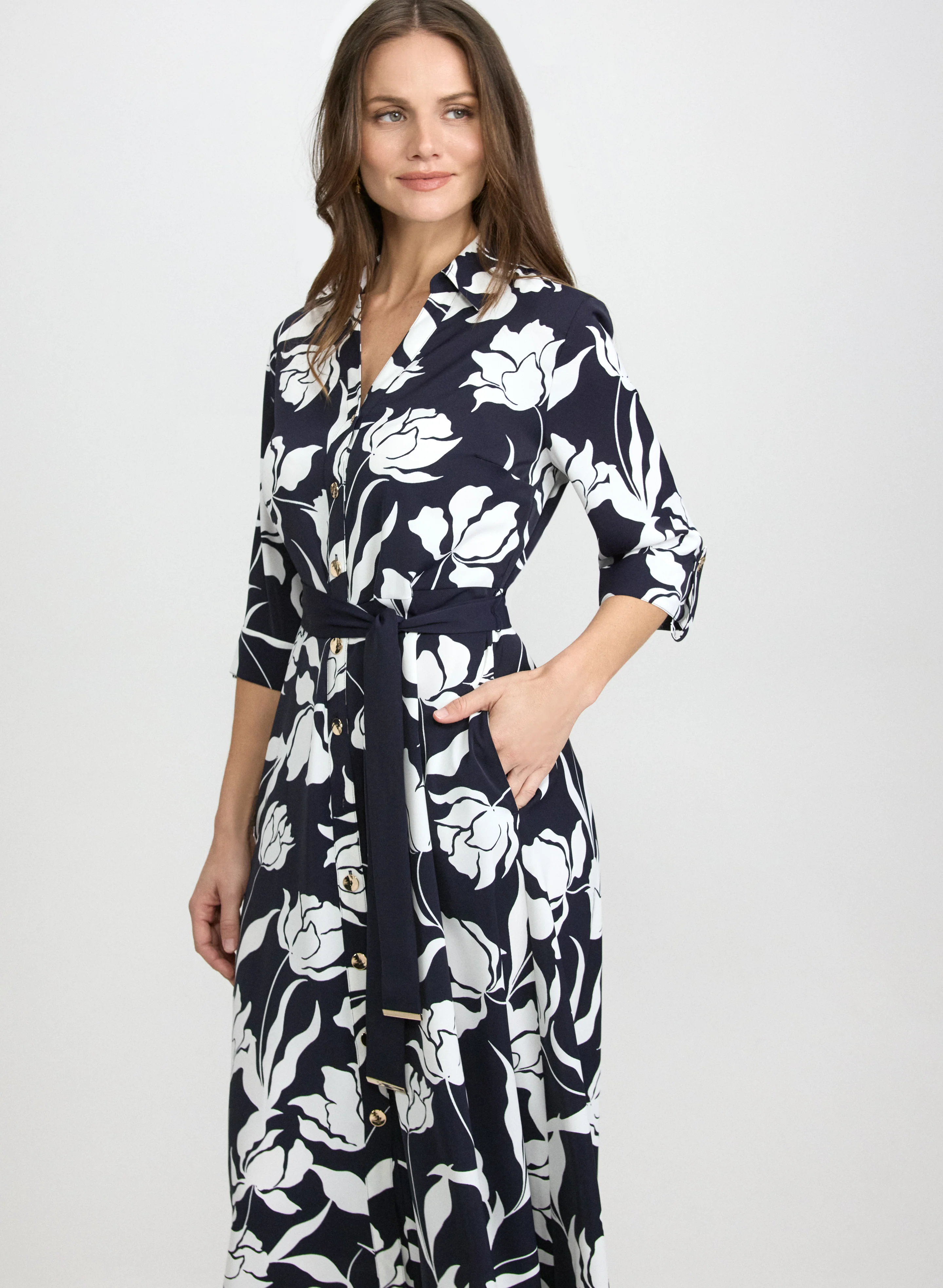 Floral Midi Dress - Image 4