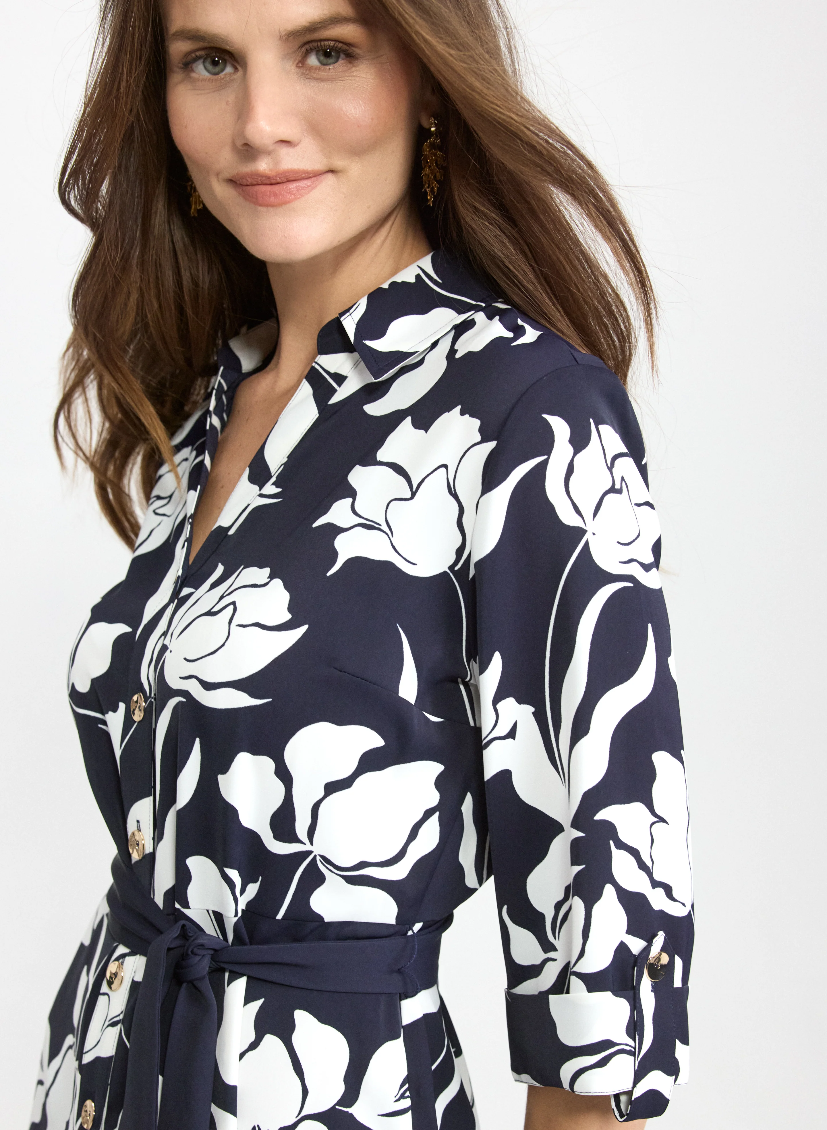 Floral Midi Dress - Image 5