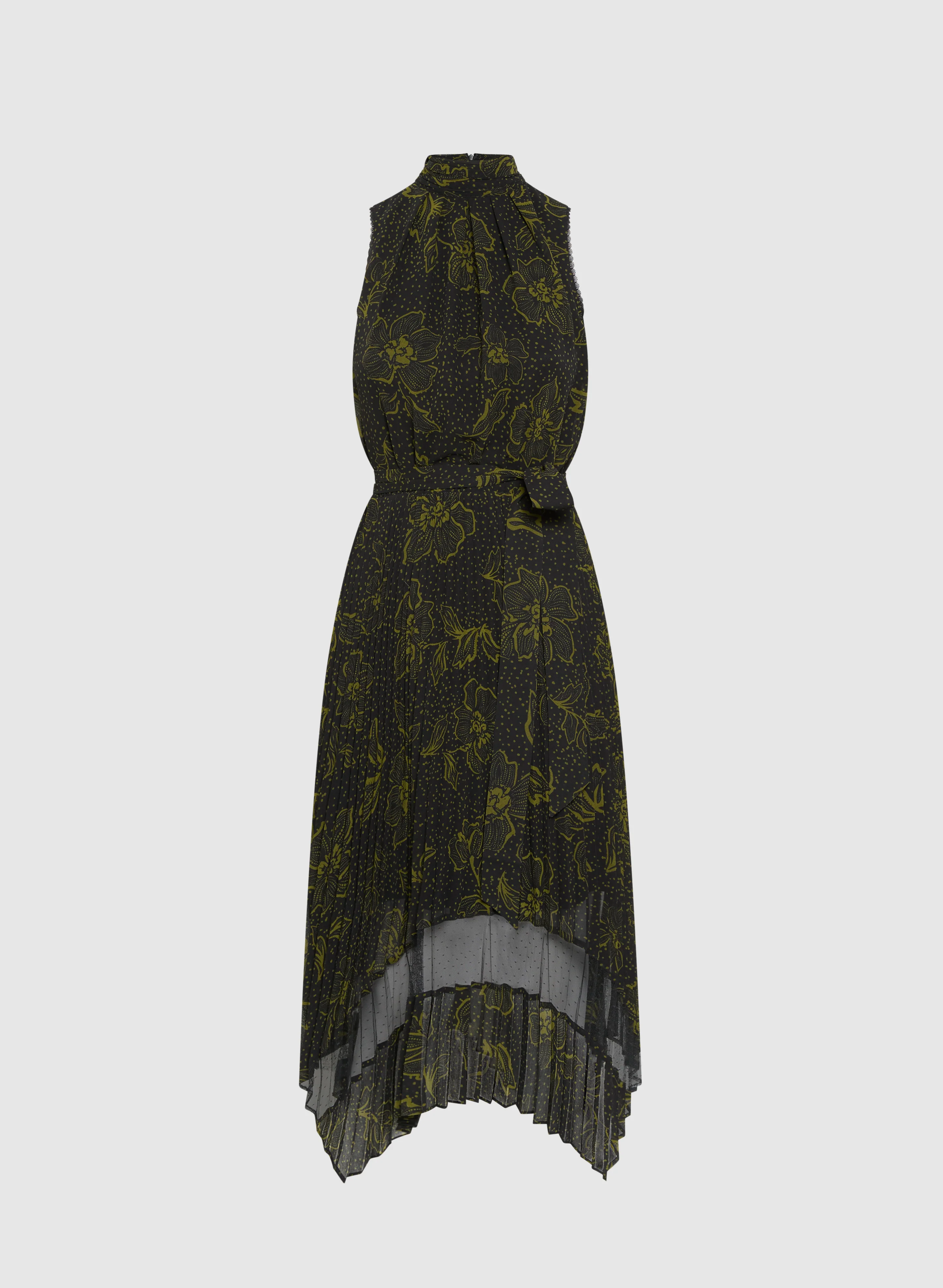 Floral Mock Neck Dress - Image 6