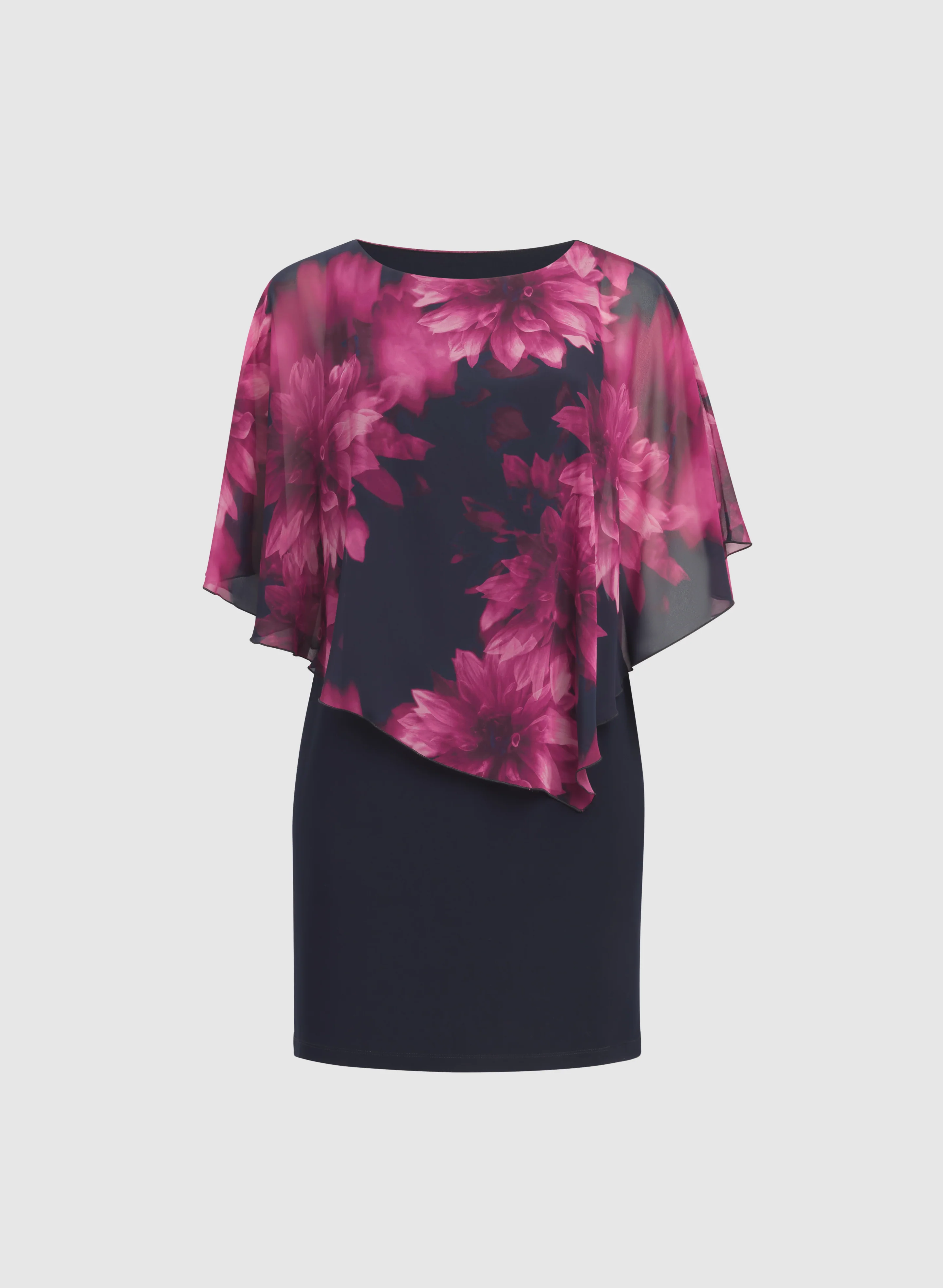 Floral Overlay Dress - Image 6