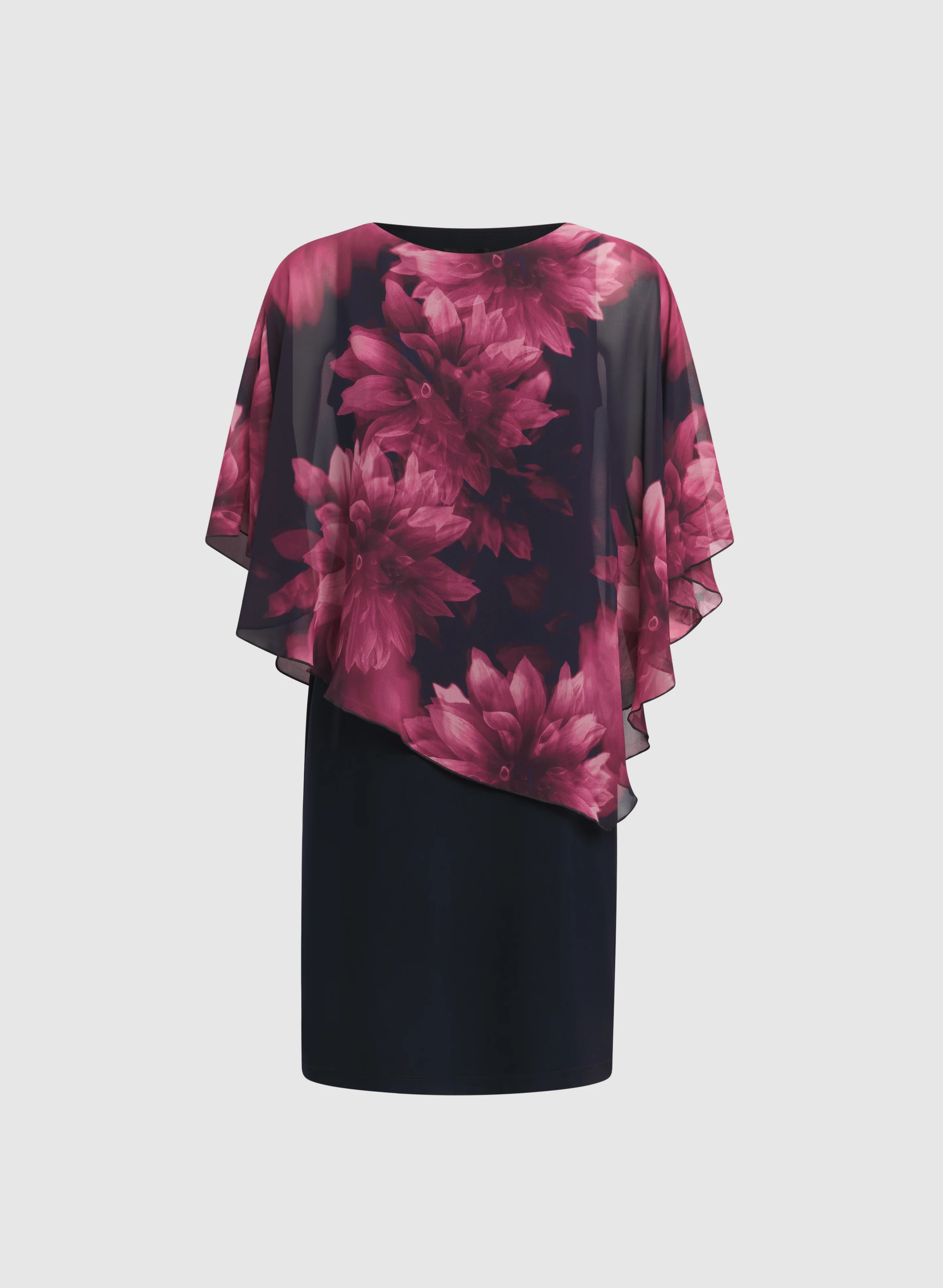 Floral Overlay Dress - Image 6
