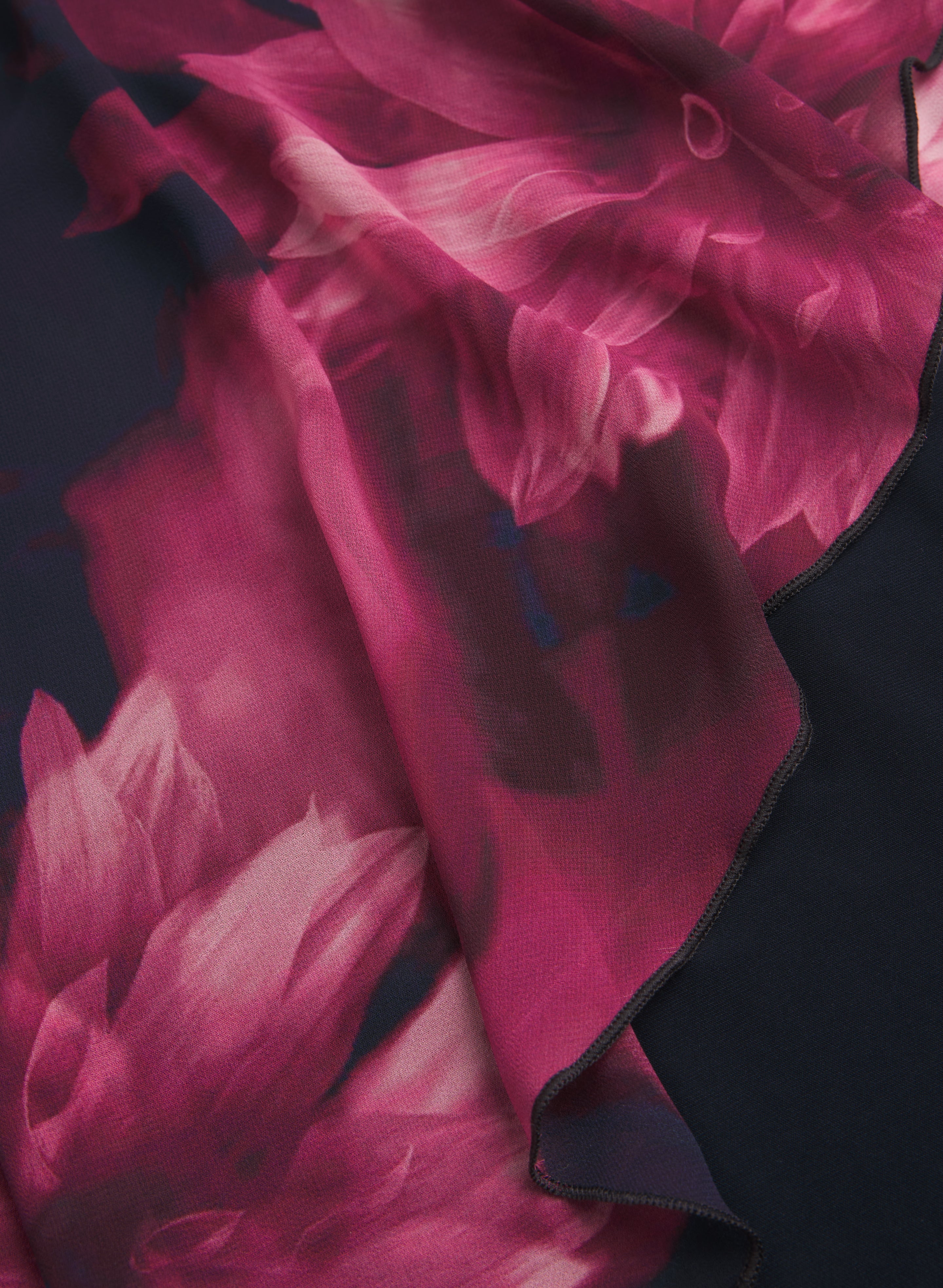 Floral Overlay Dress - Image 7