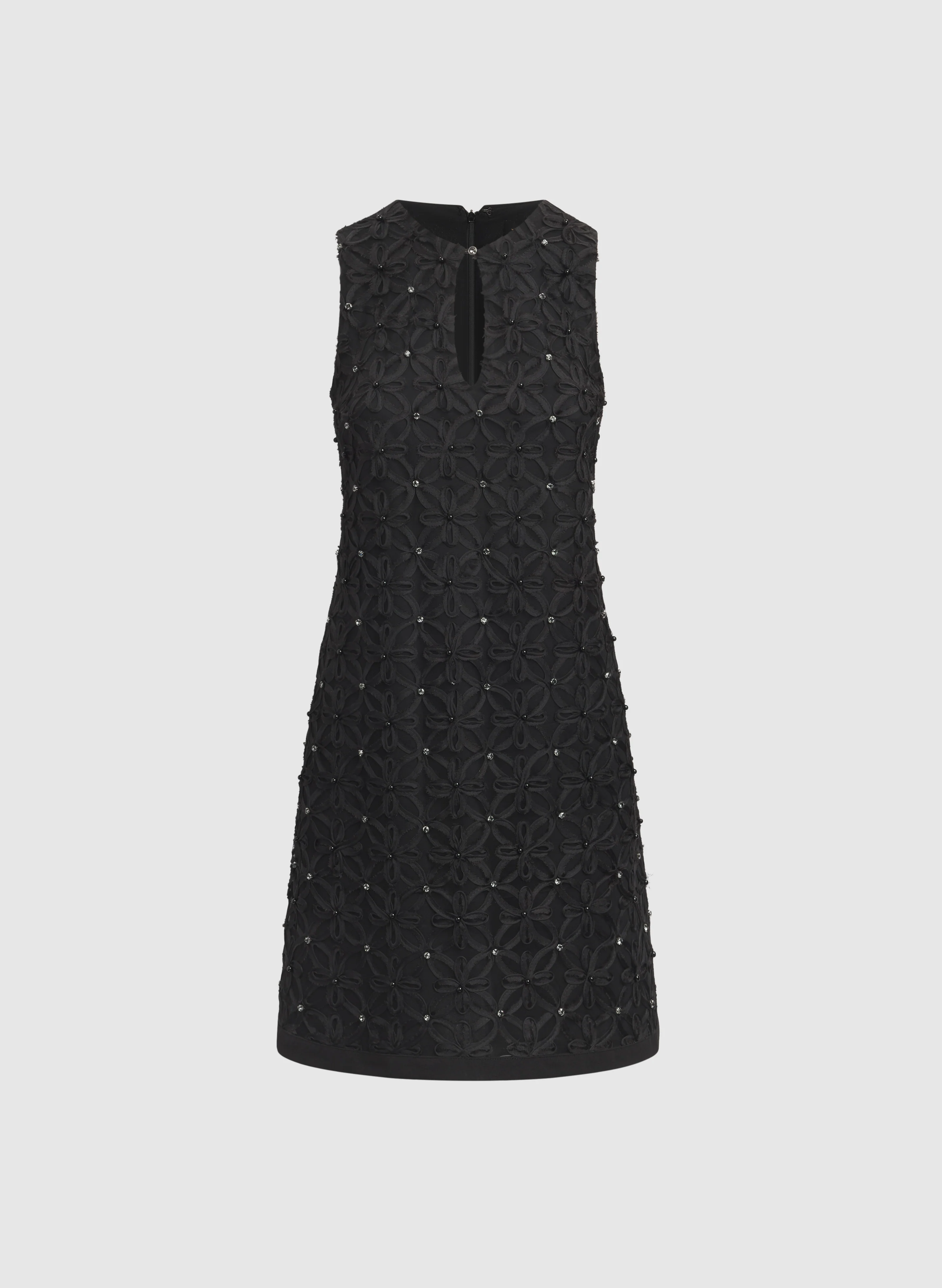 Floral Pattern & Rhinestone Dress - Image 6