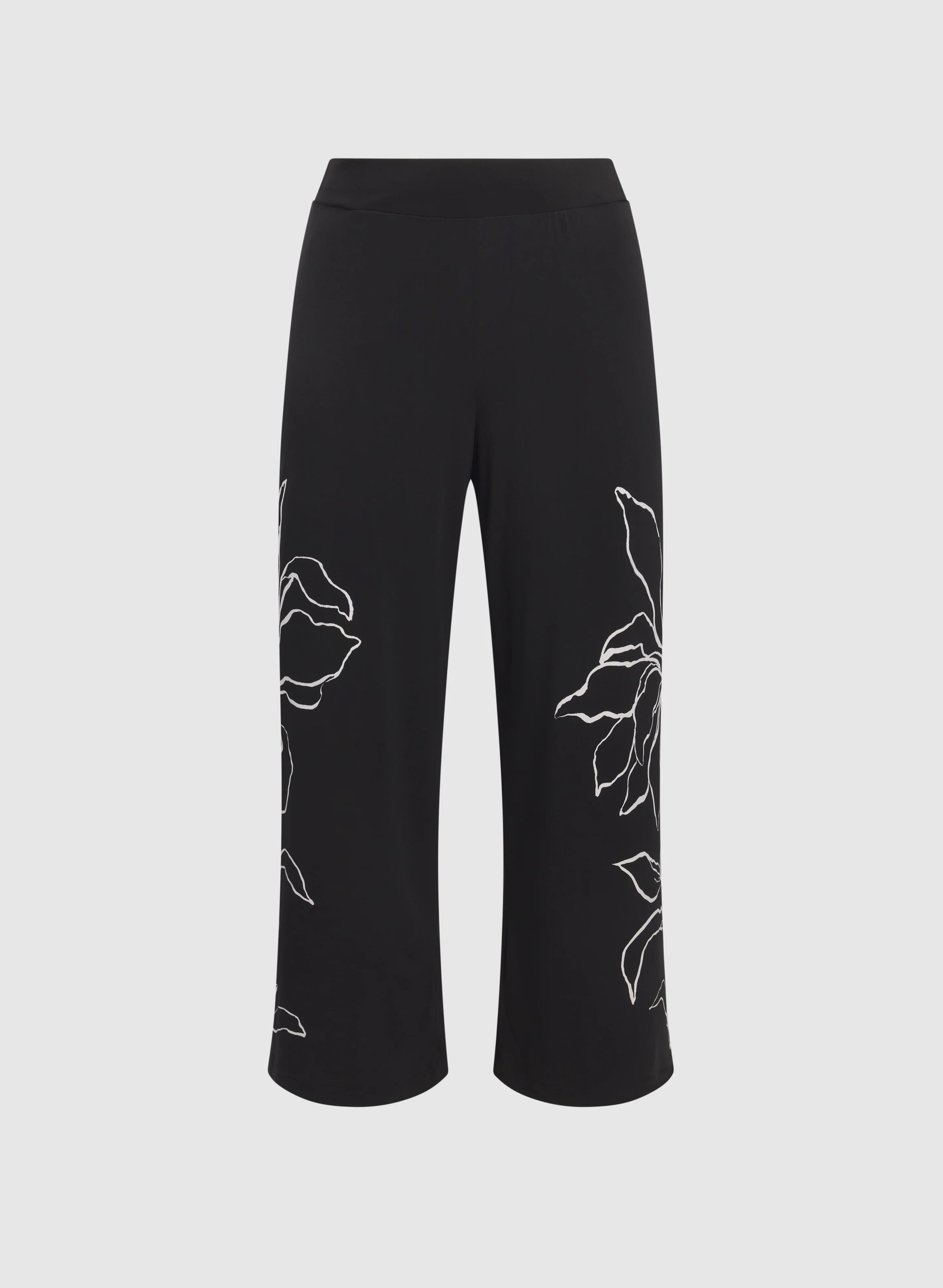 Floral Placement Print Pants - Image 6