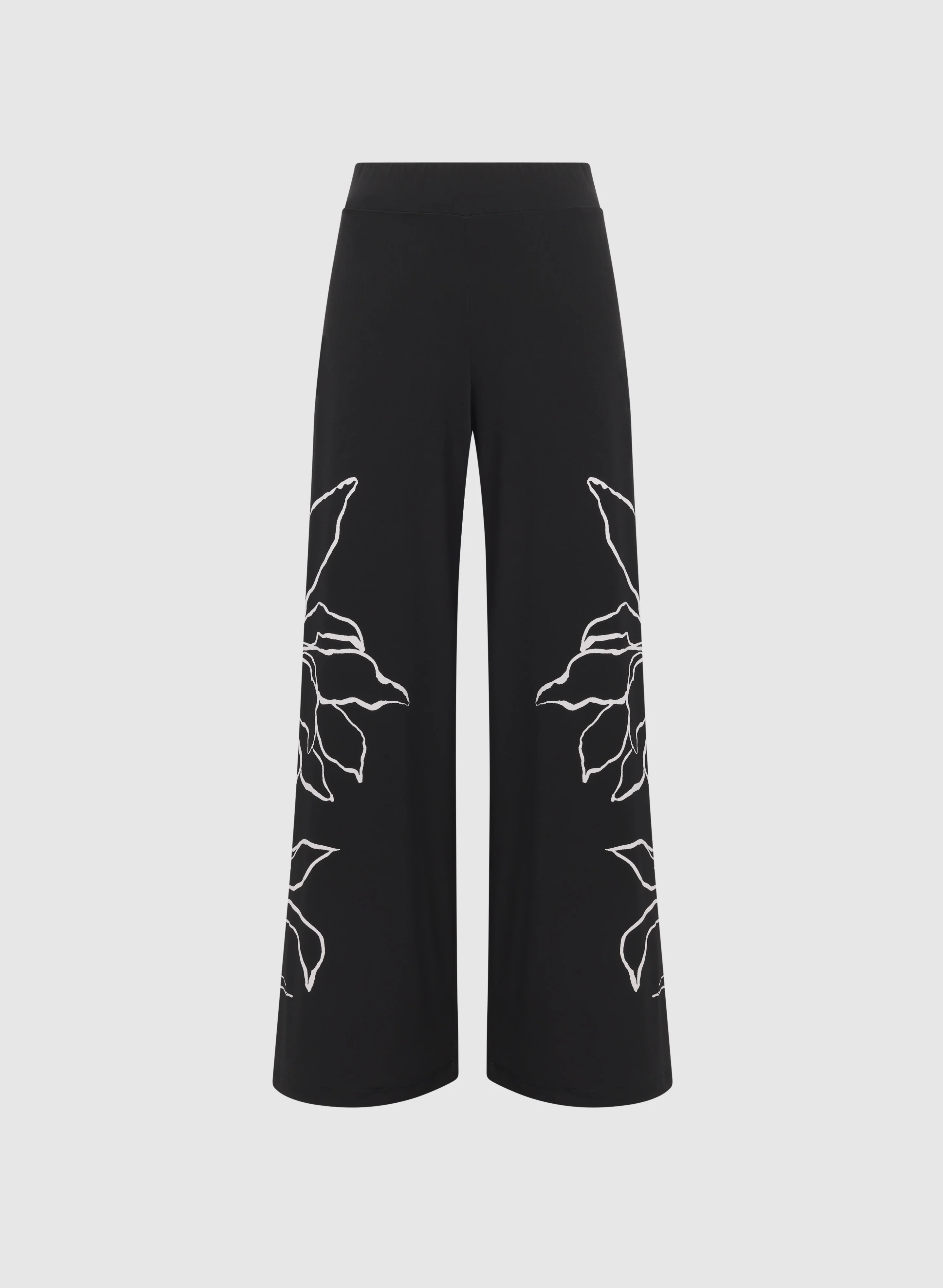 Floral Placement Print Pants - Image 6