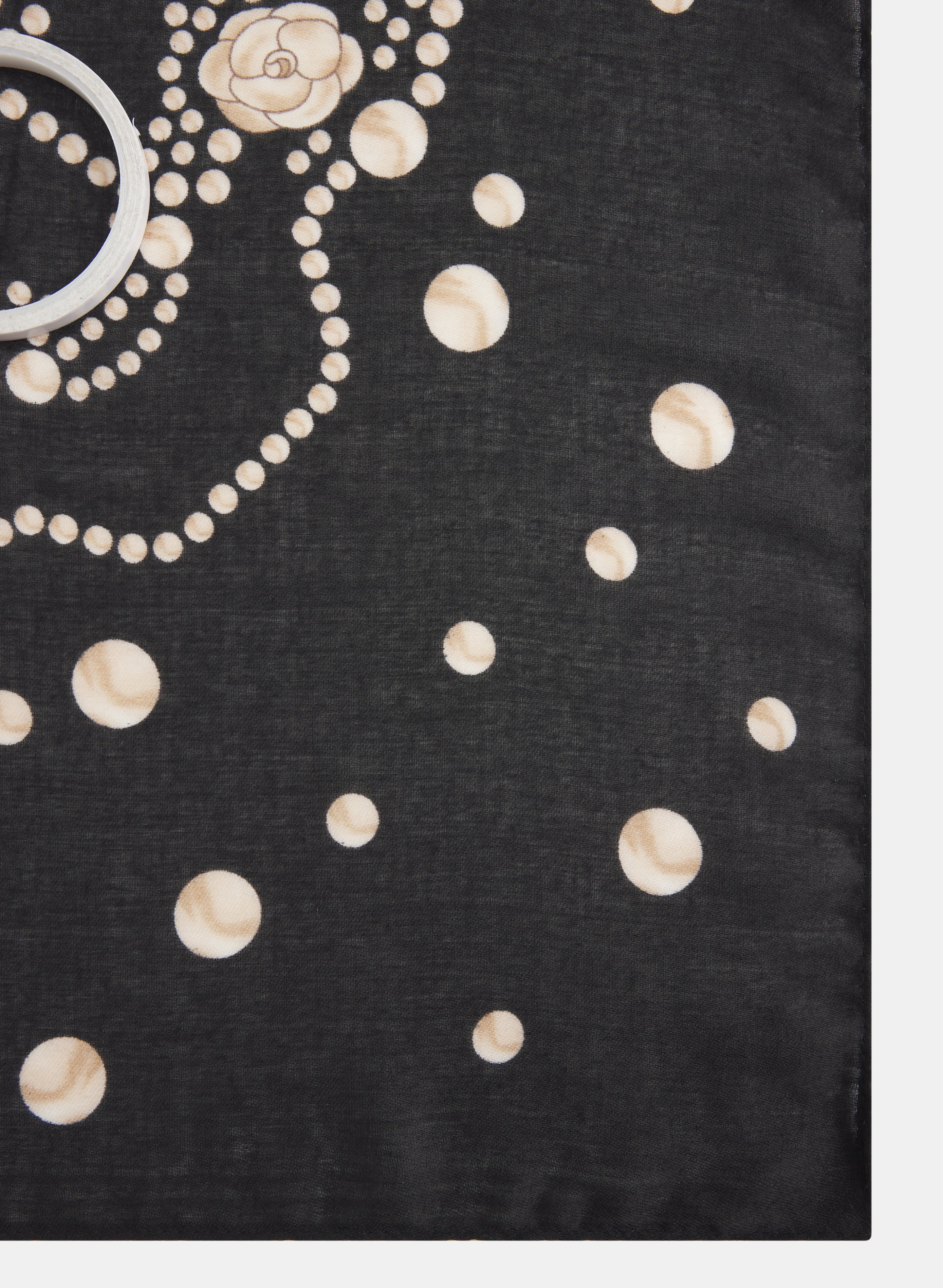 Floral Polka Dot Scarf - Image 3