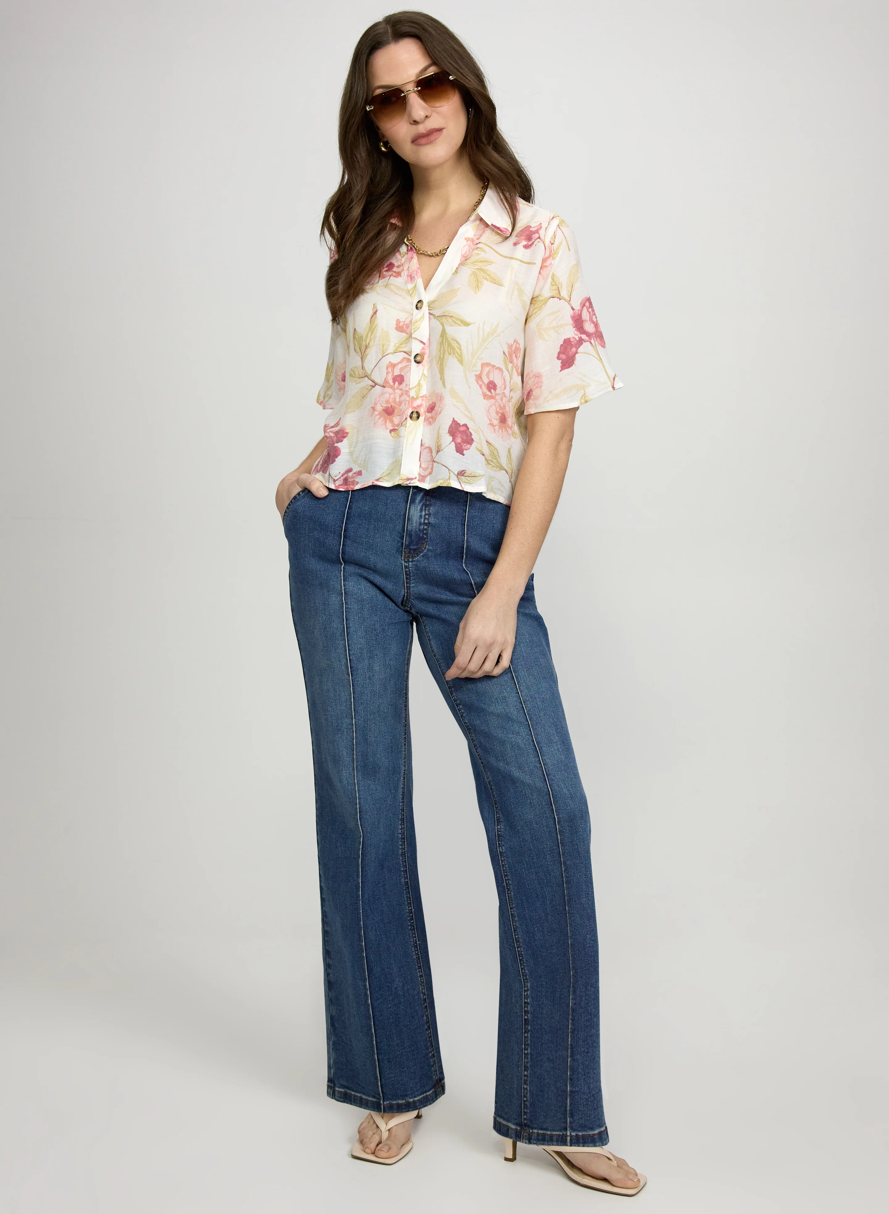 Floral Print Blouse - Image 3