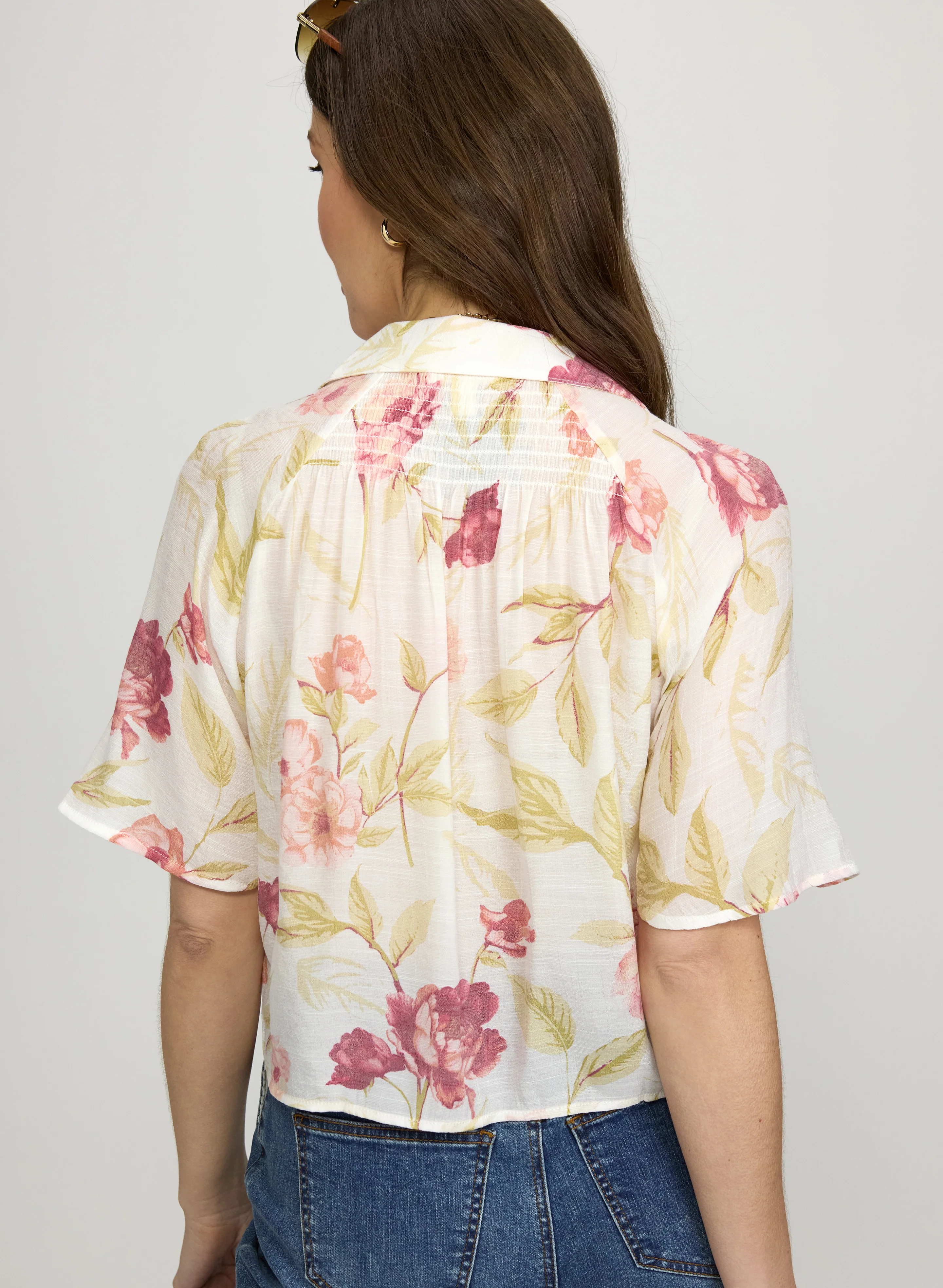 Floral Print Blouse - Image 4