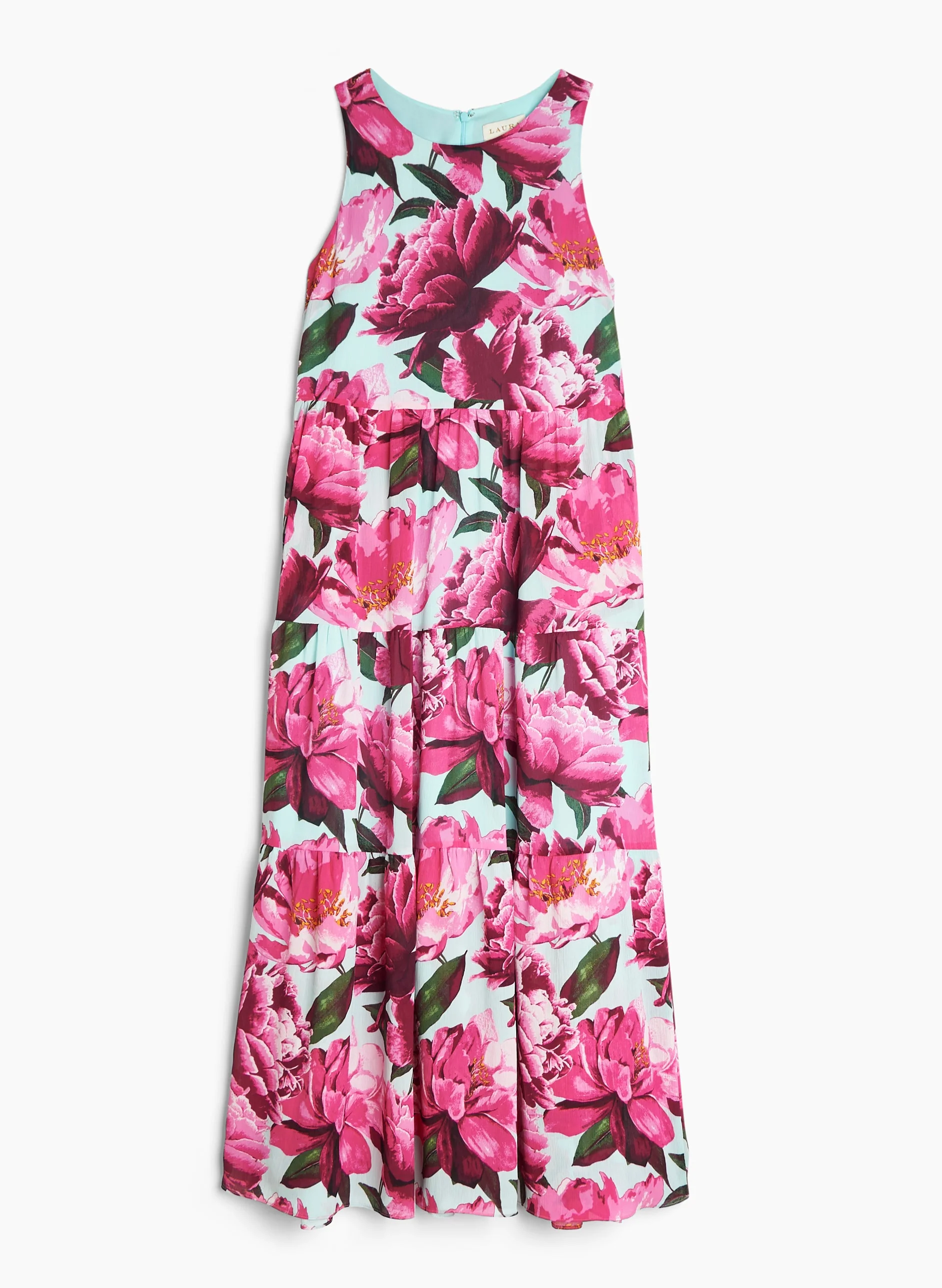 Floral Print Chiffon Maxi Dress - Image 4