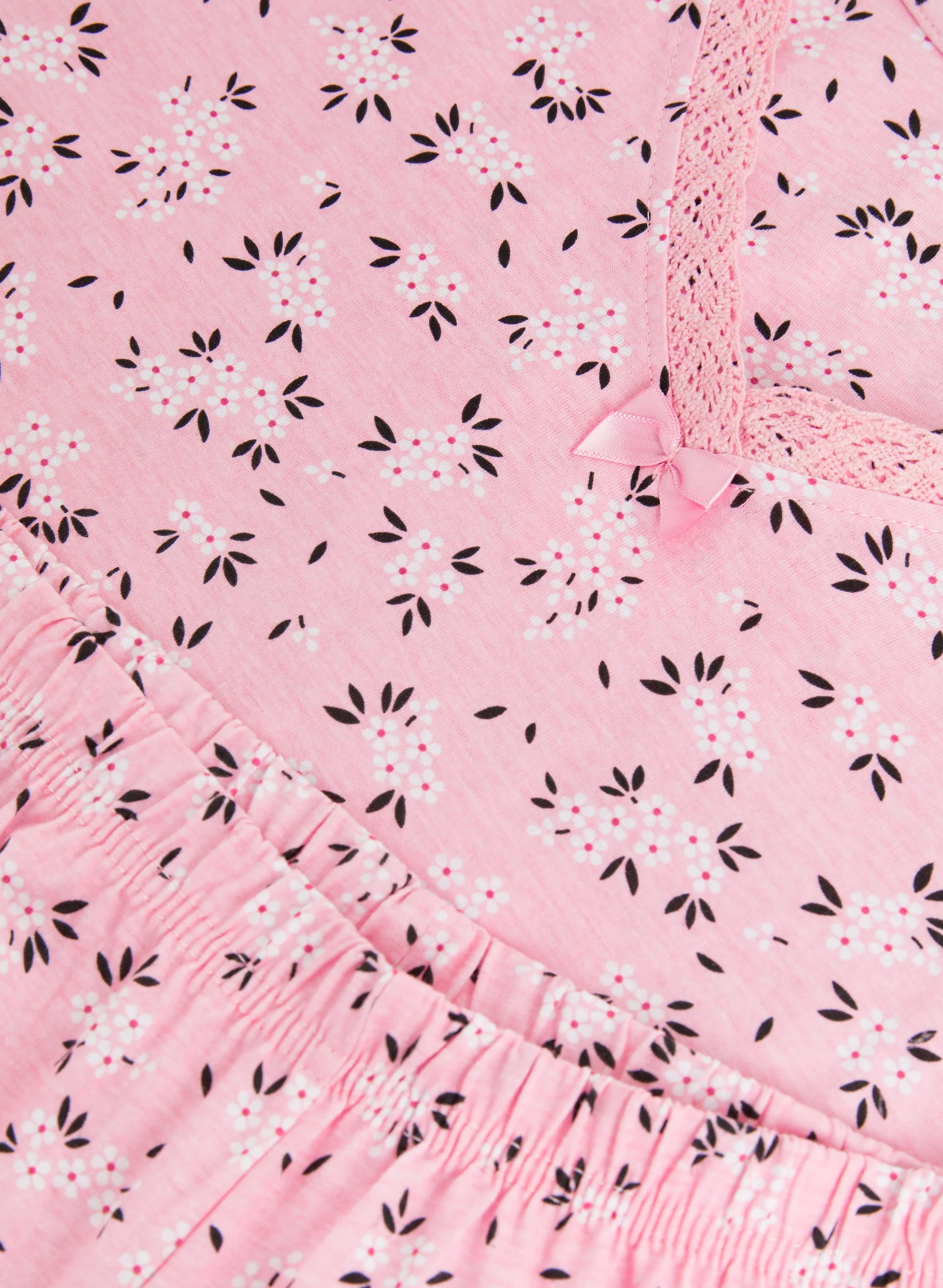 Floral Print Cotton Pyjama Set - Image 6