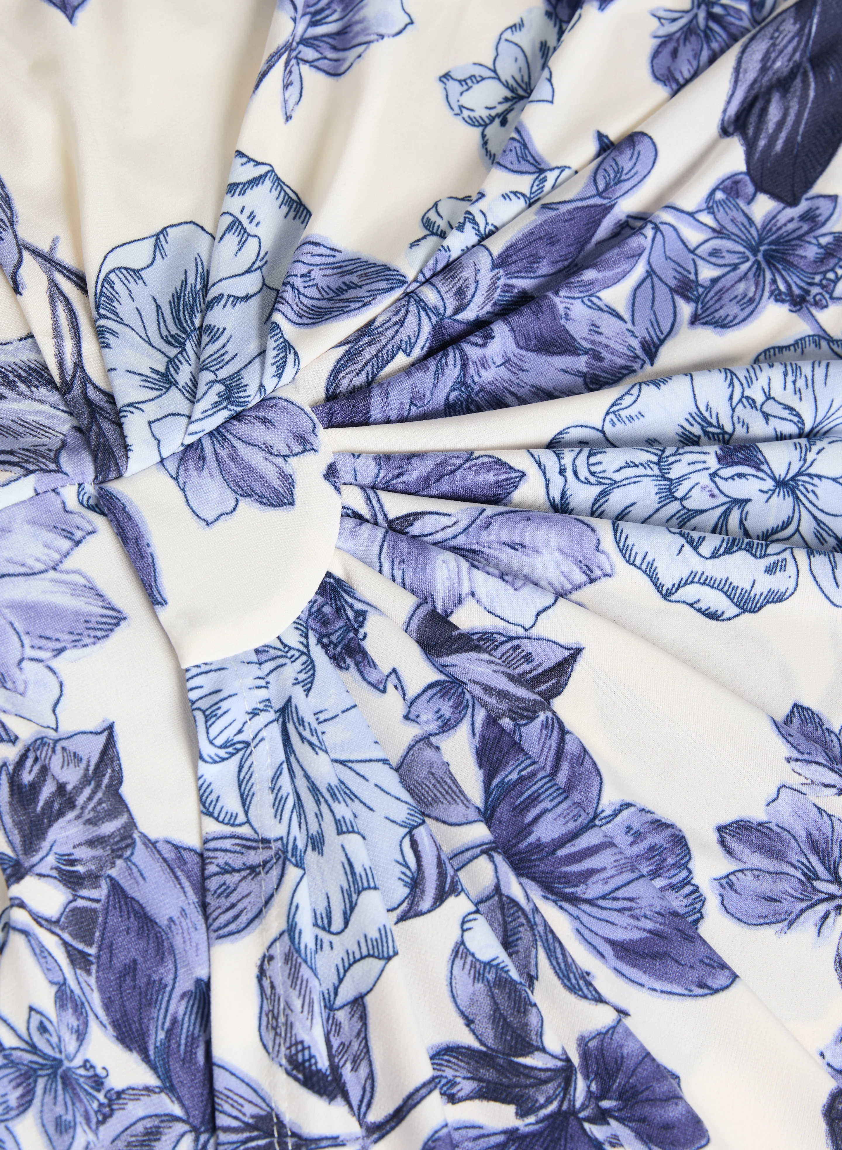 Floral Wrap Dress - Image 6