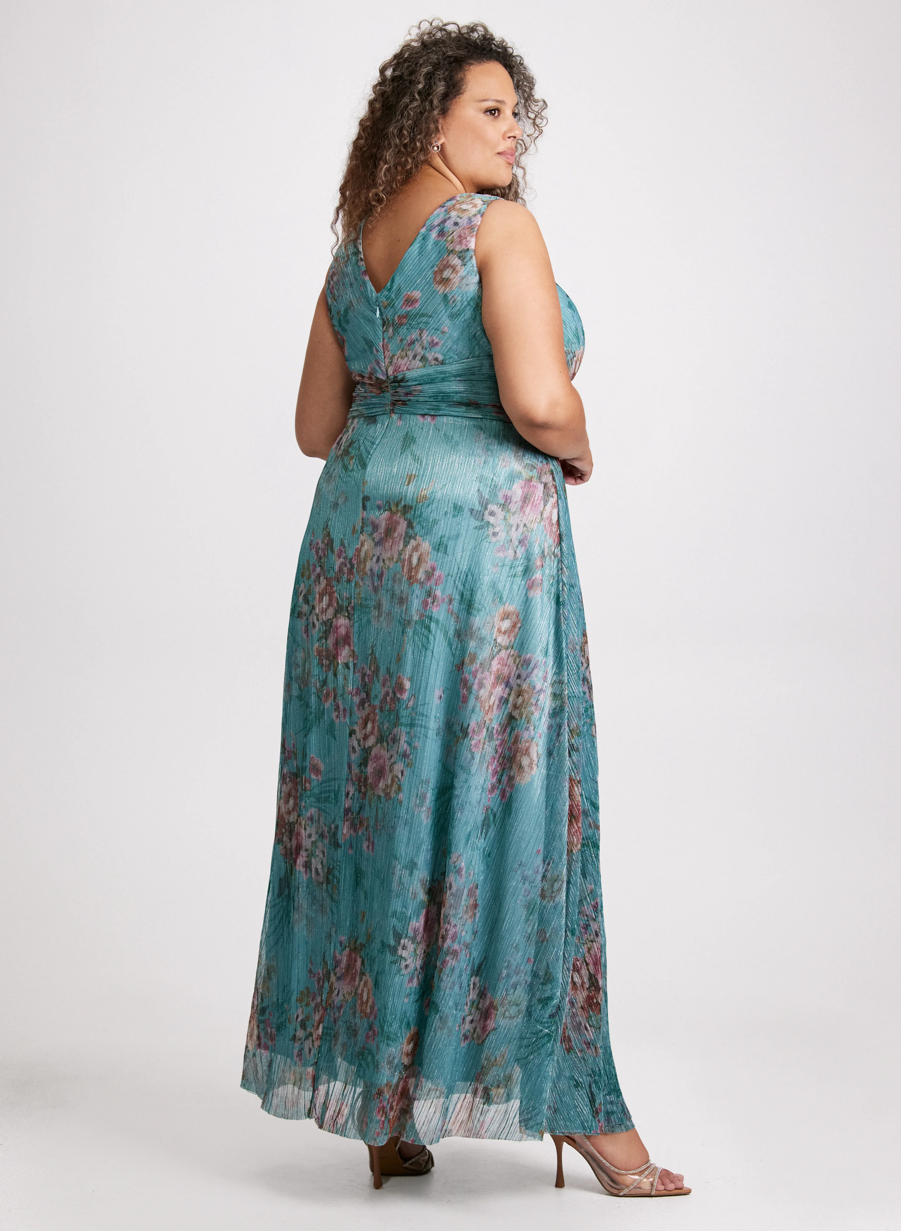Floral Print Fit-&-Flare Dress - Image 2