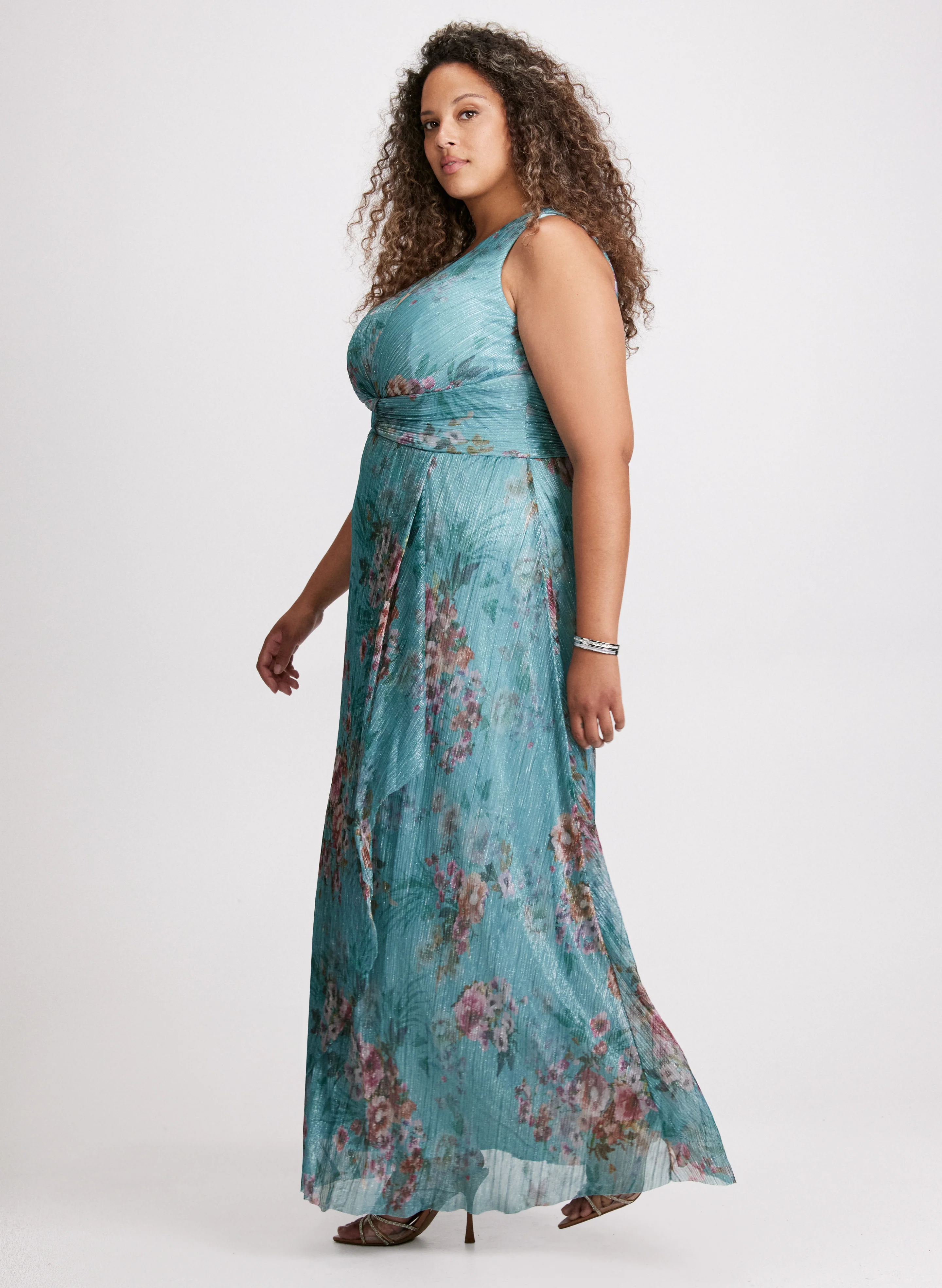 Floral Print Fit-&-Flare Dress - Image 3