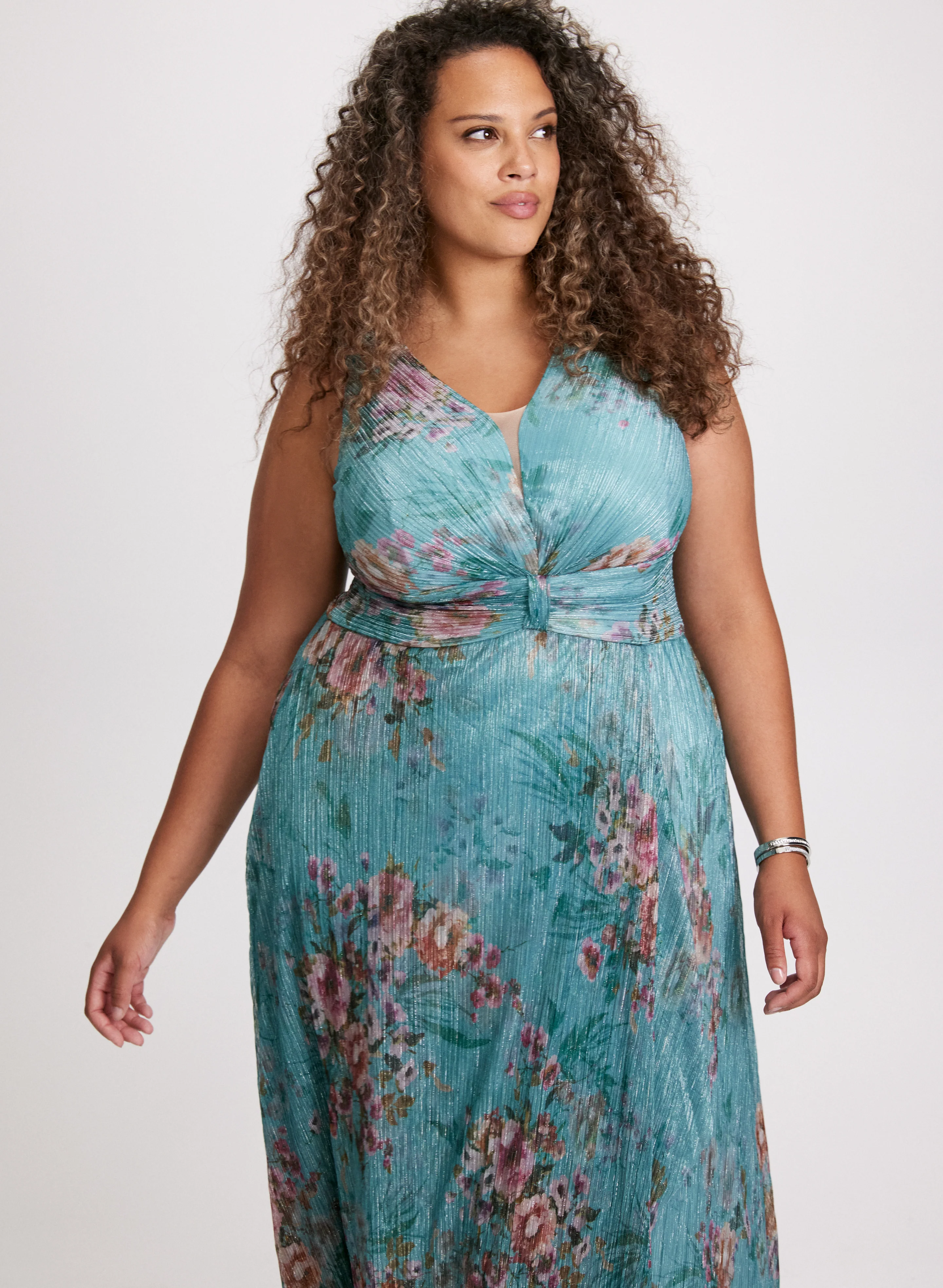 Floral Print Fit-&-Flare Dress - Image 4