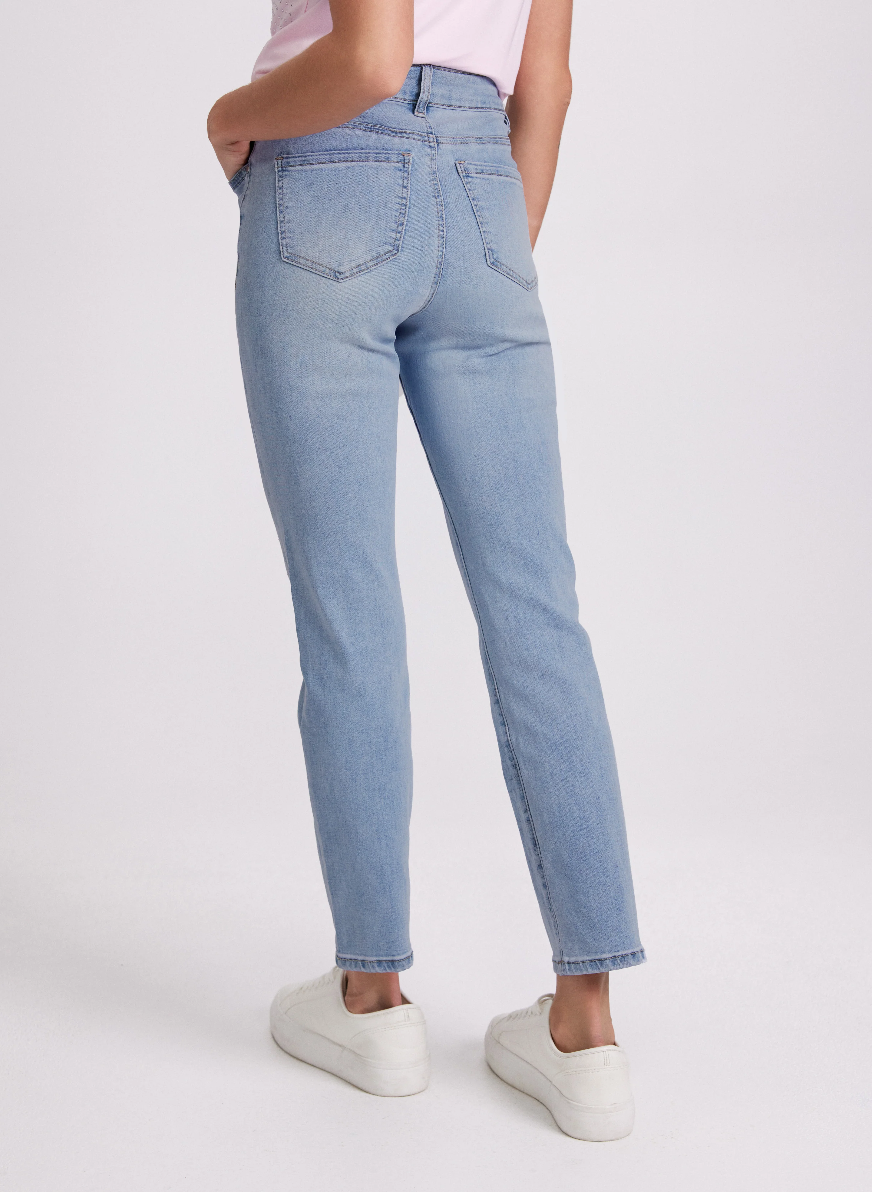 Sketch Floral Straight-Leg Jeans - Image 5