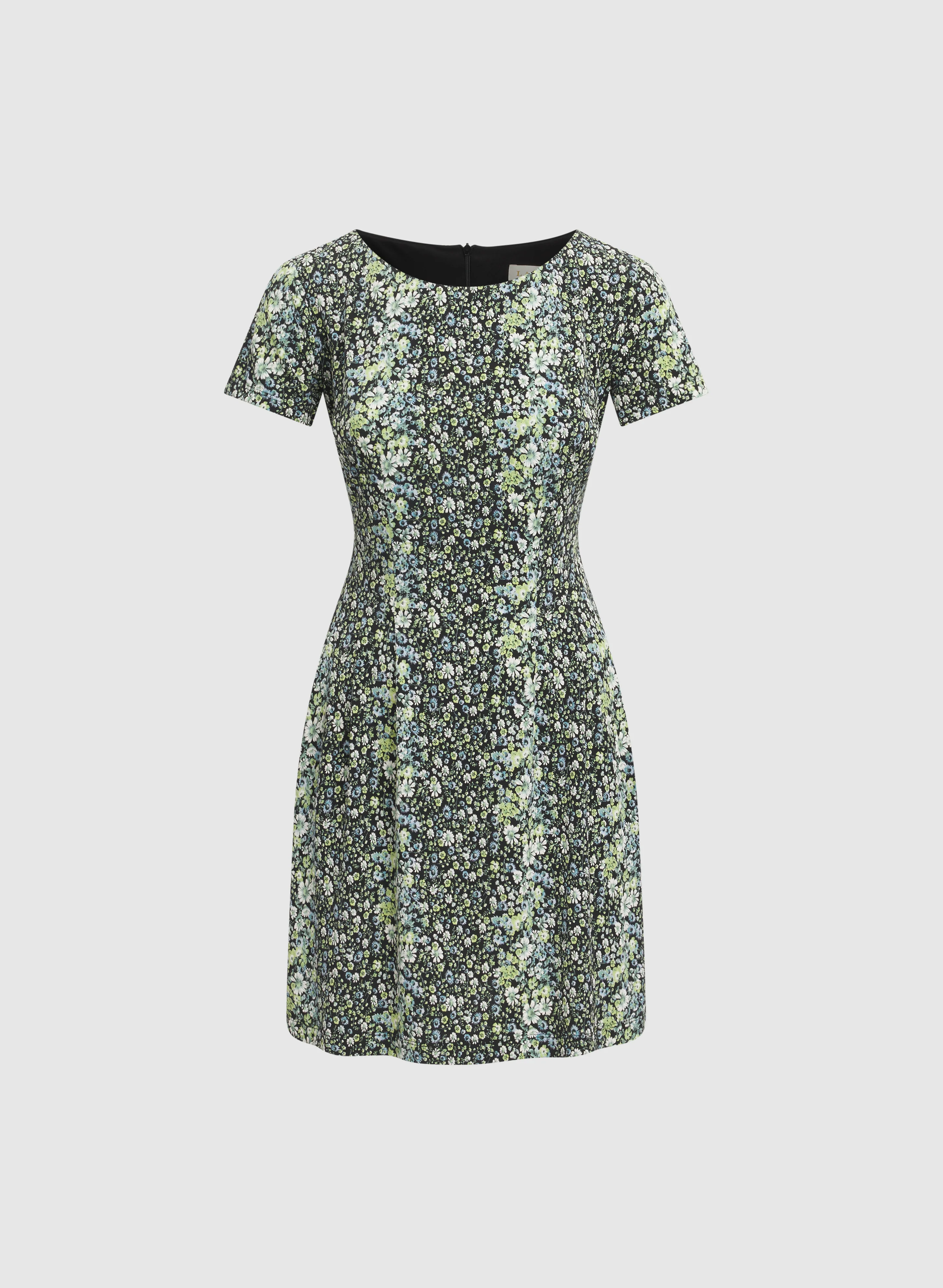 Floral Print Jersey Dress - Image 6