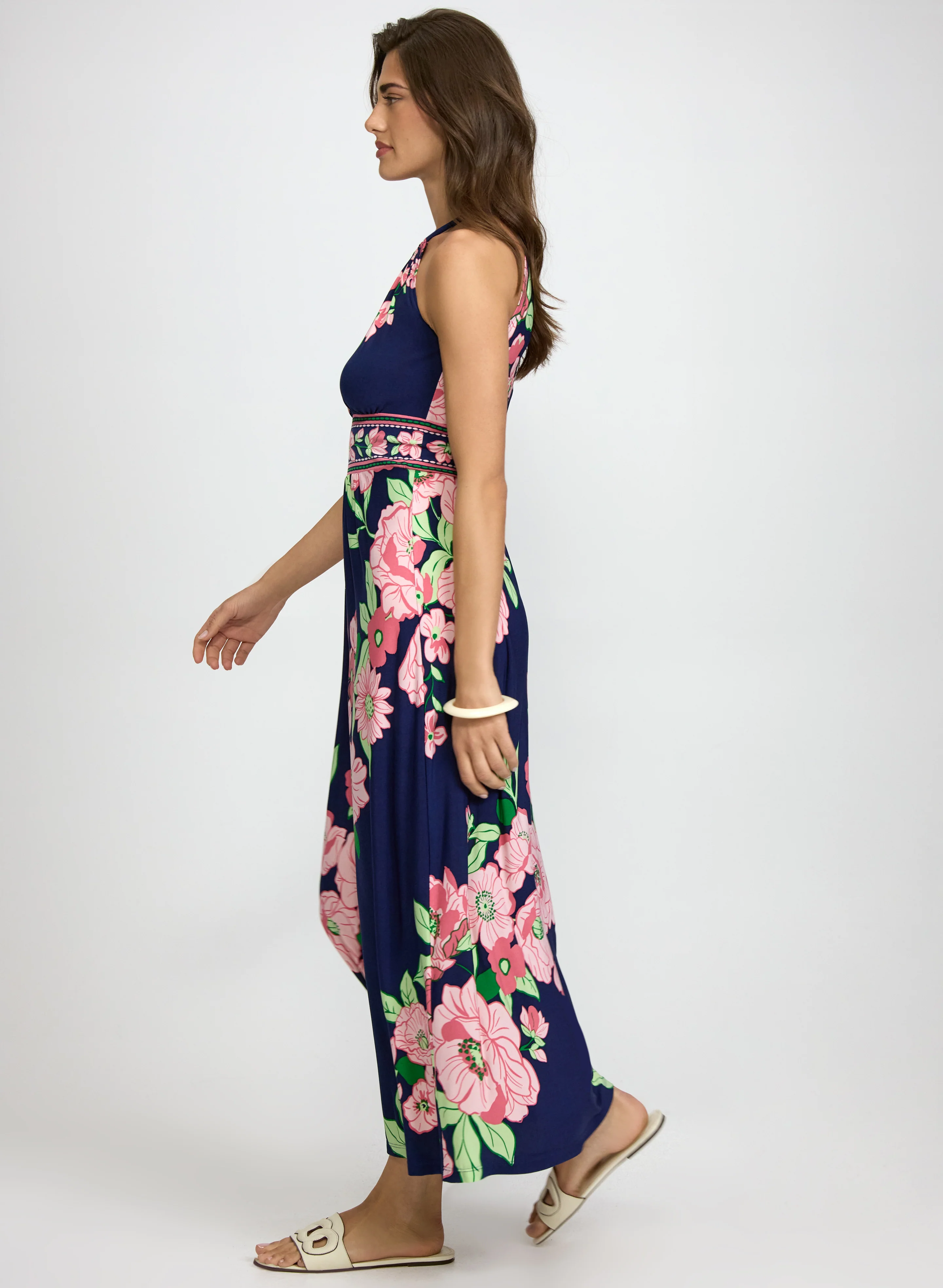 Floral Print Maxi Dress - Image 2