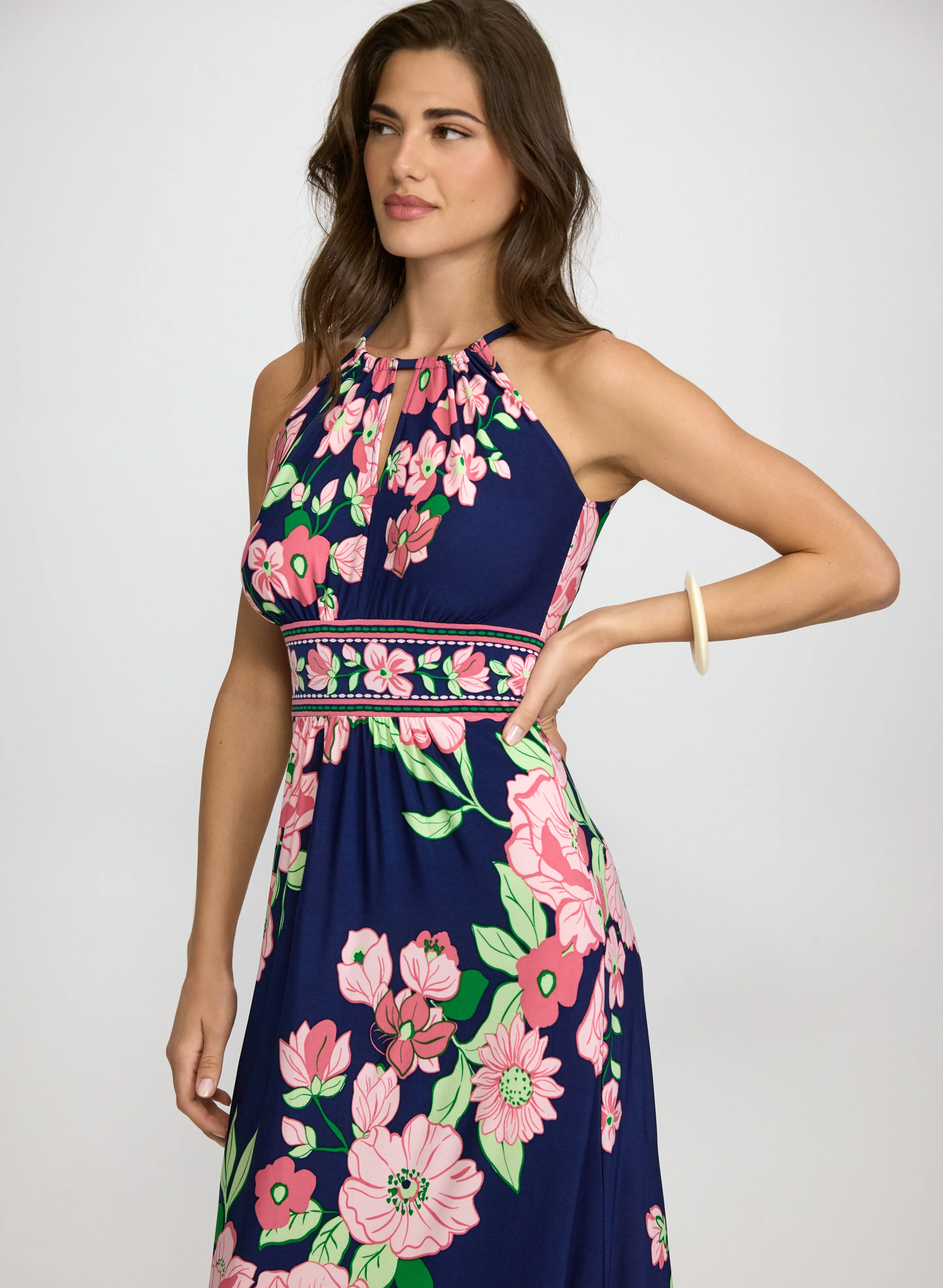 Floral Print Maxi Dress - Image 7