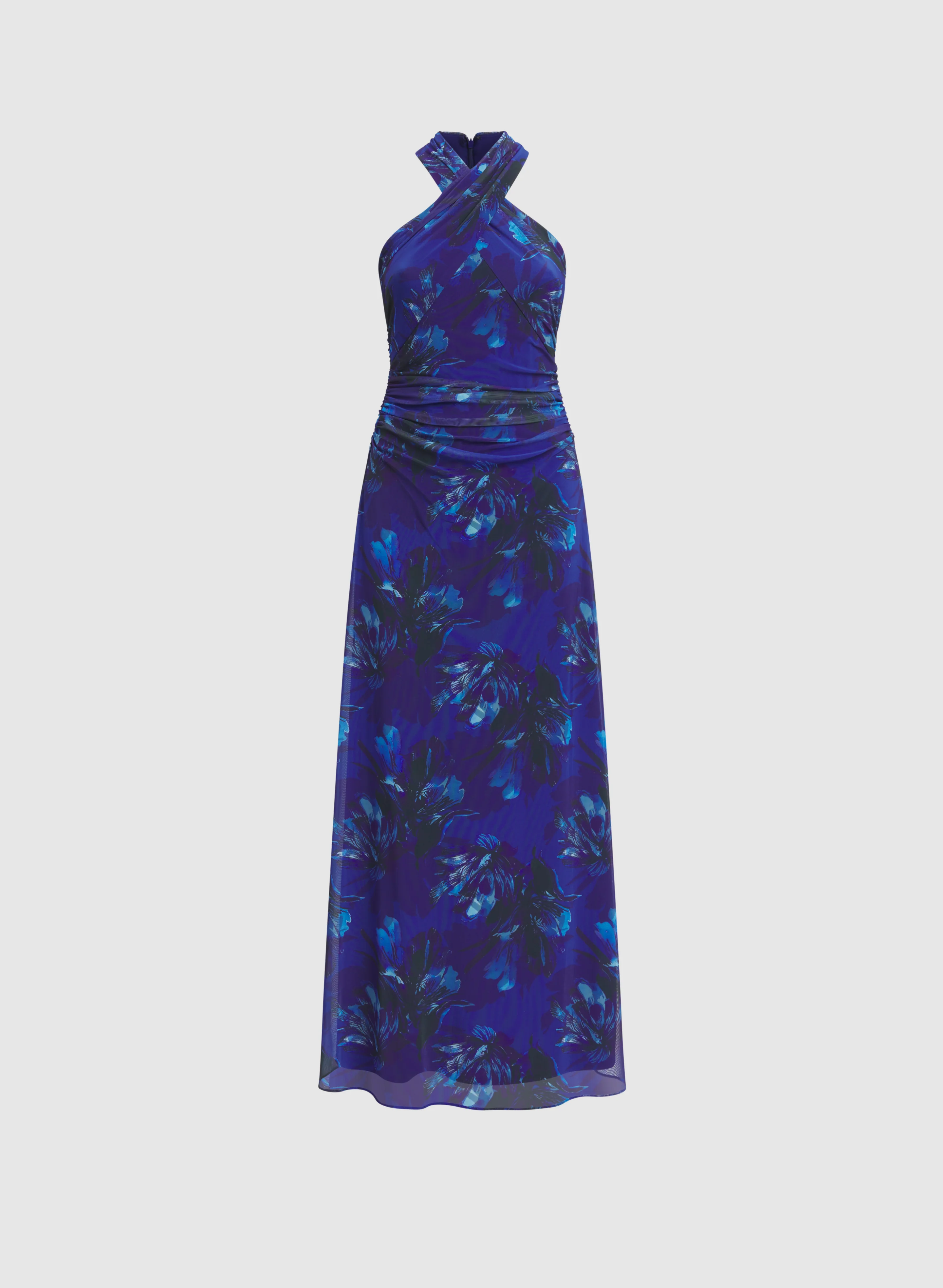 Floral Print Mesh Dress - Image 7