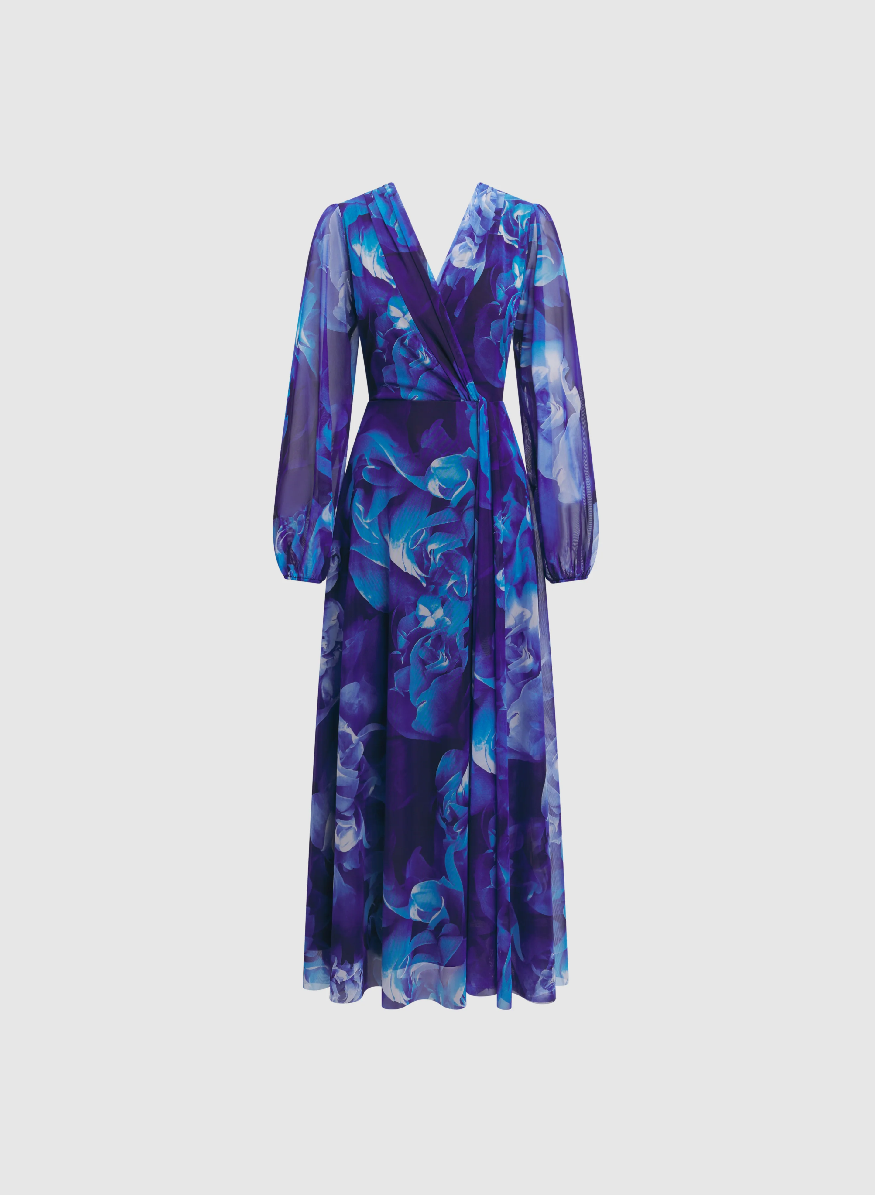 Floral Print Mesh Dress - Image 5