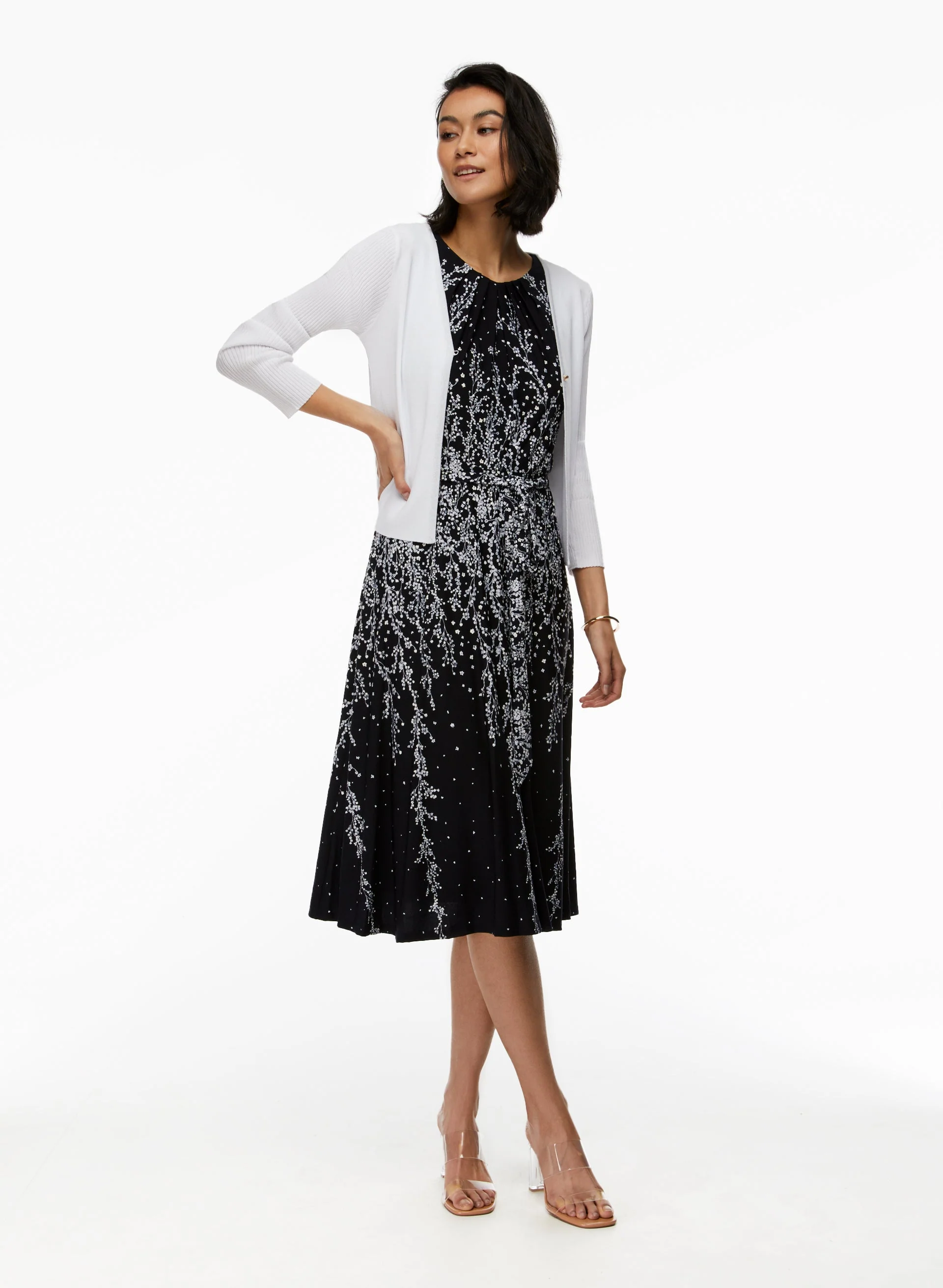 Floral Print Midi Dress - Image 3